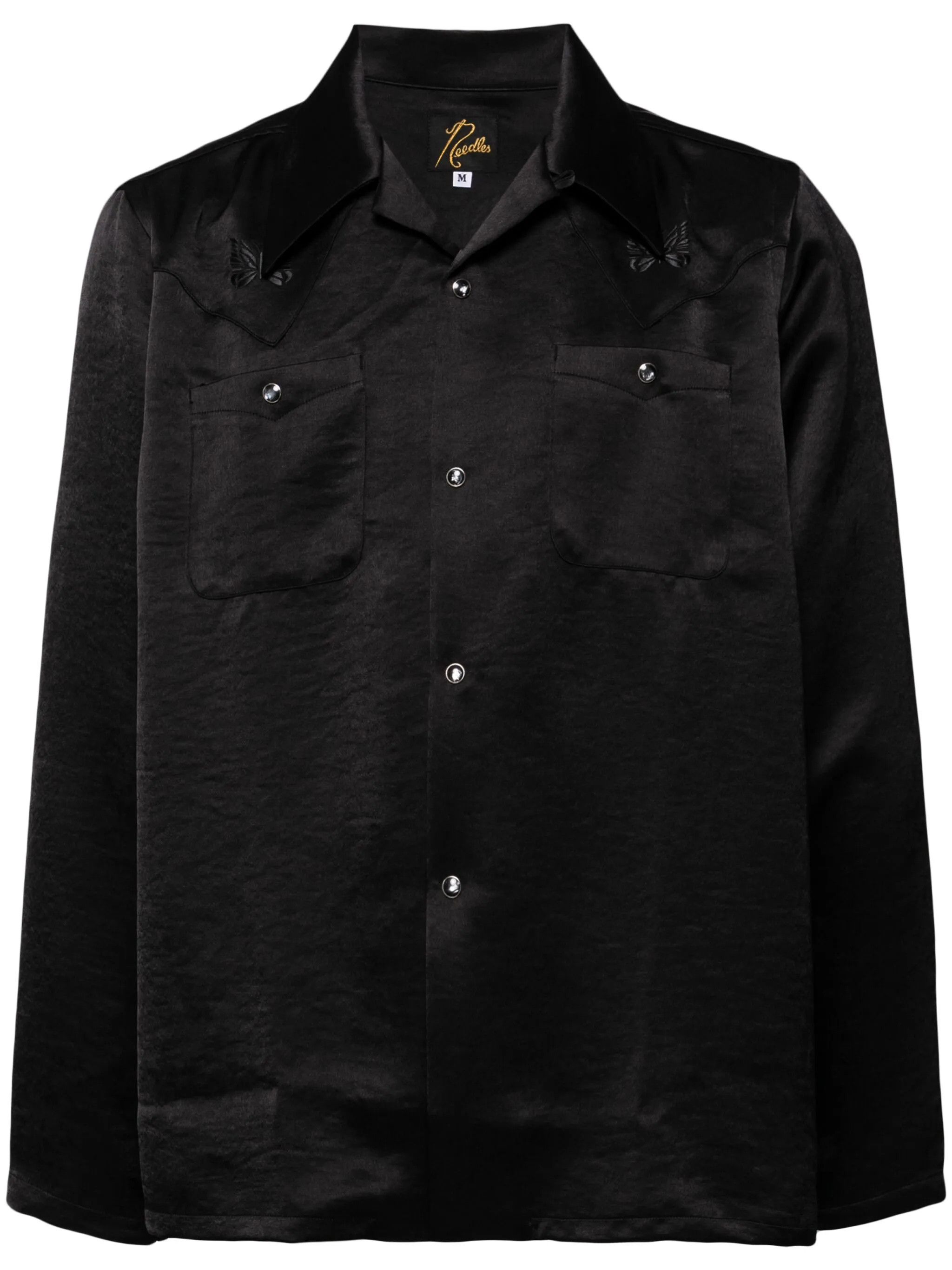 Needles o1y0225 Solid Color Shirt in Black Size US M / EU 48-50 / 2 - 1 Thumbnail