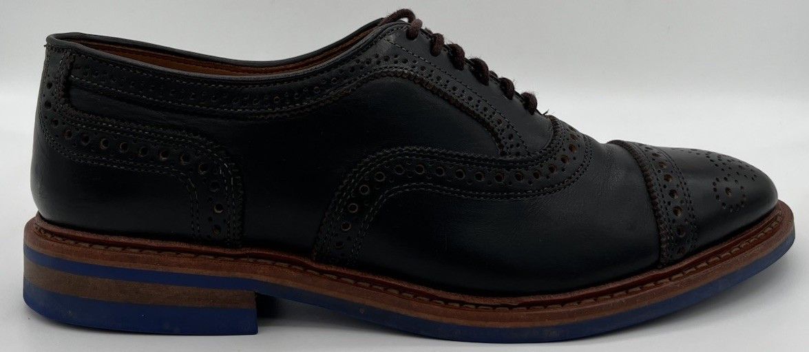 Allen Edmonds Allen Edmonds "STRANDMOK" Black Leather Oxfords Mens Size 9D Size US 9 / EU 42 - 8 Thumbnail