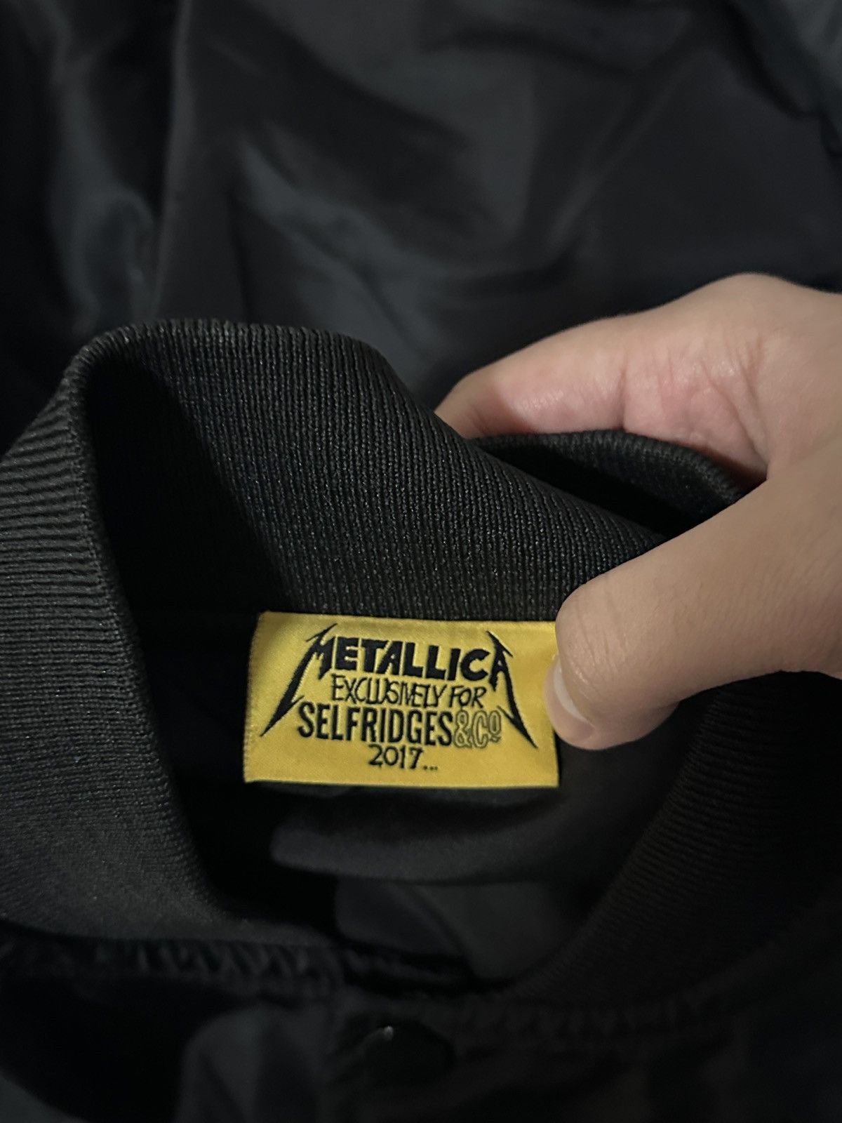 Metallica Metallica Selfridges 2017 Pushead Bomber Jacket Black Sz S Size US S / EU 44-46 / 1 - 6 Thumbnail