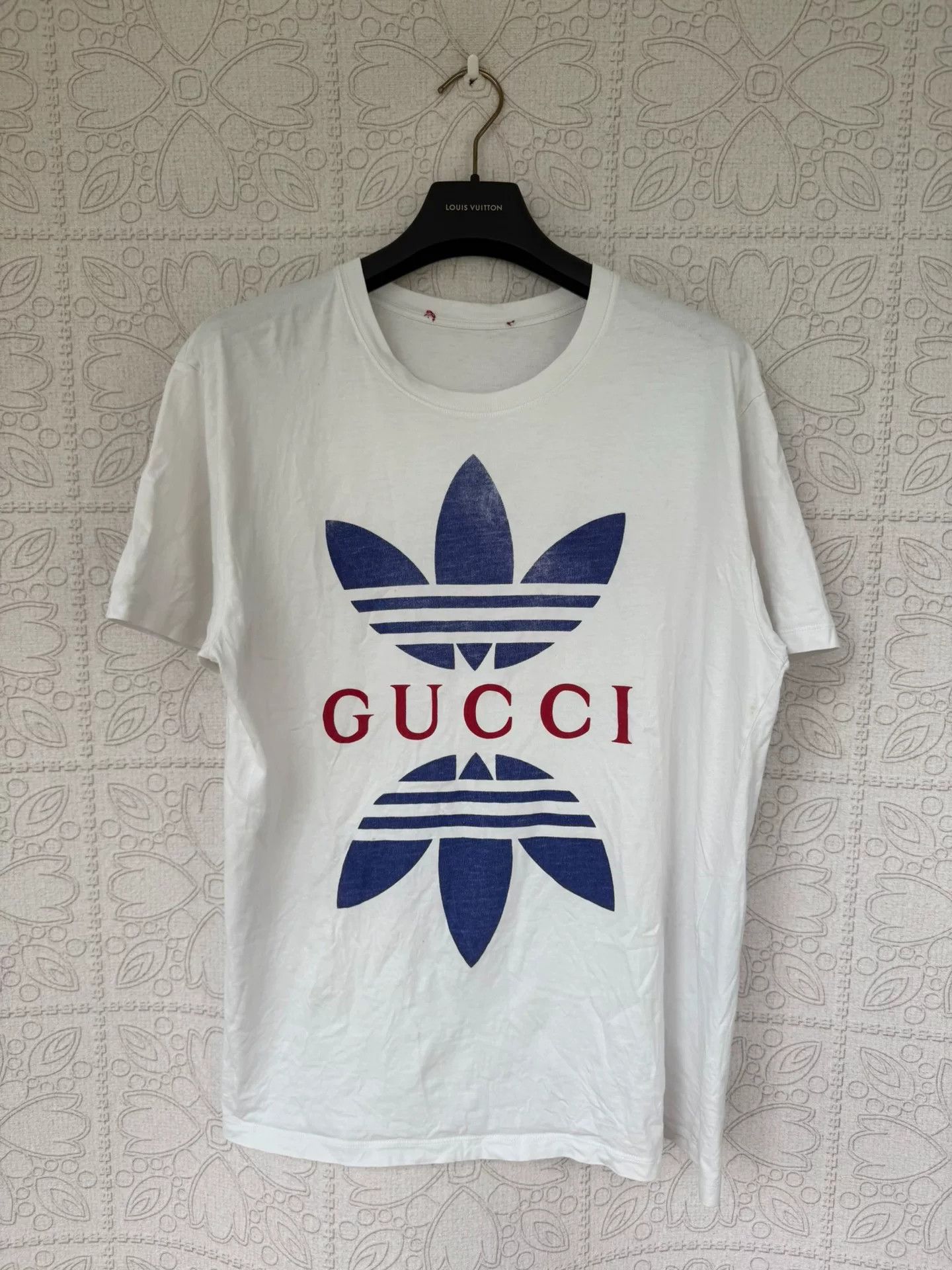 Gucci gucci x adidas logo short sleeve t-shirt Size US M / EU 48-50 / 2 - 1 Thumbnail