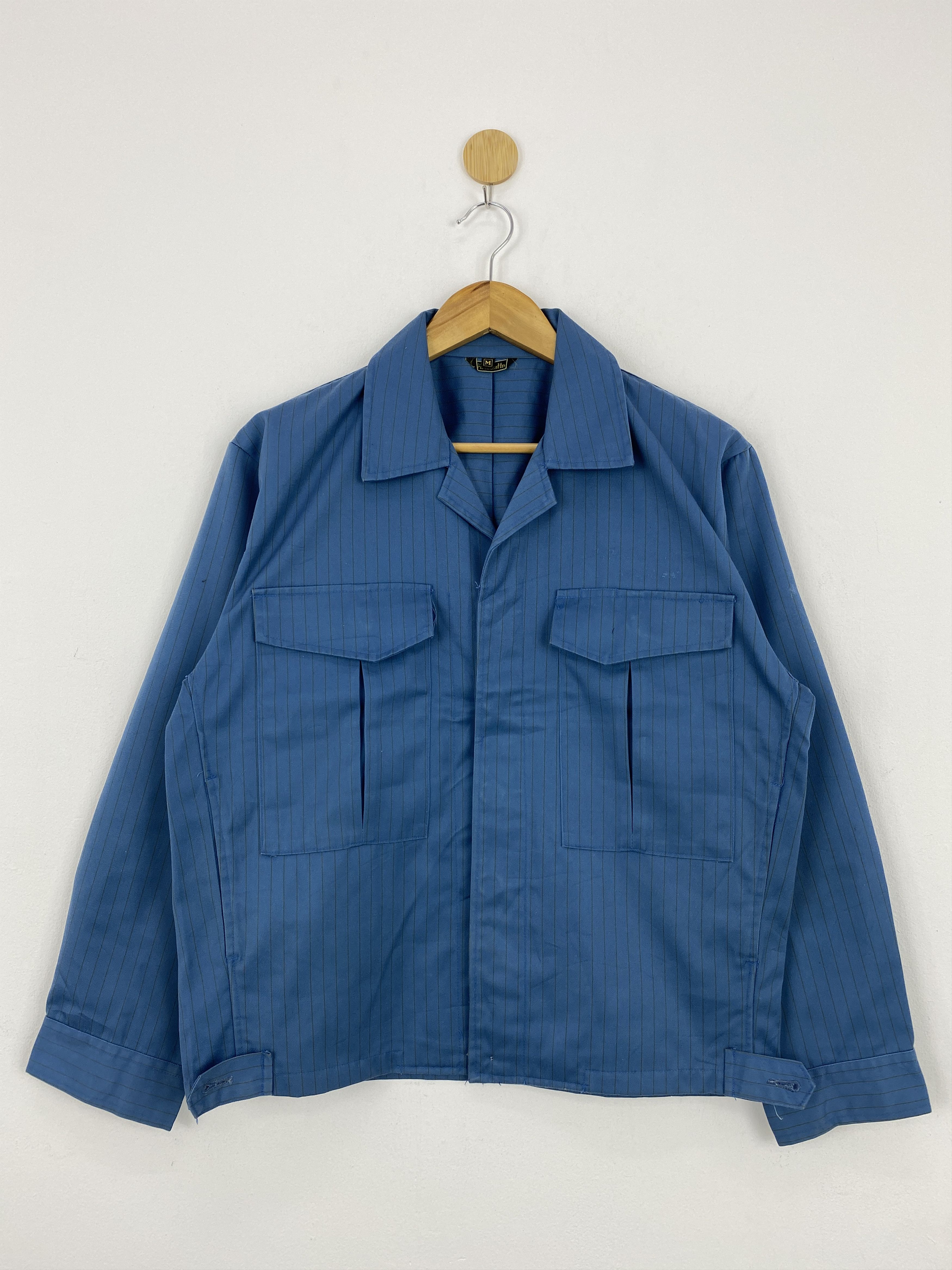 Japanese Brand Vintage Japanese Brand Workers Denim Jacket J1810 Size US M / EU 48-50 / 2 - 1 Thumbnail