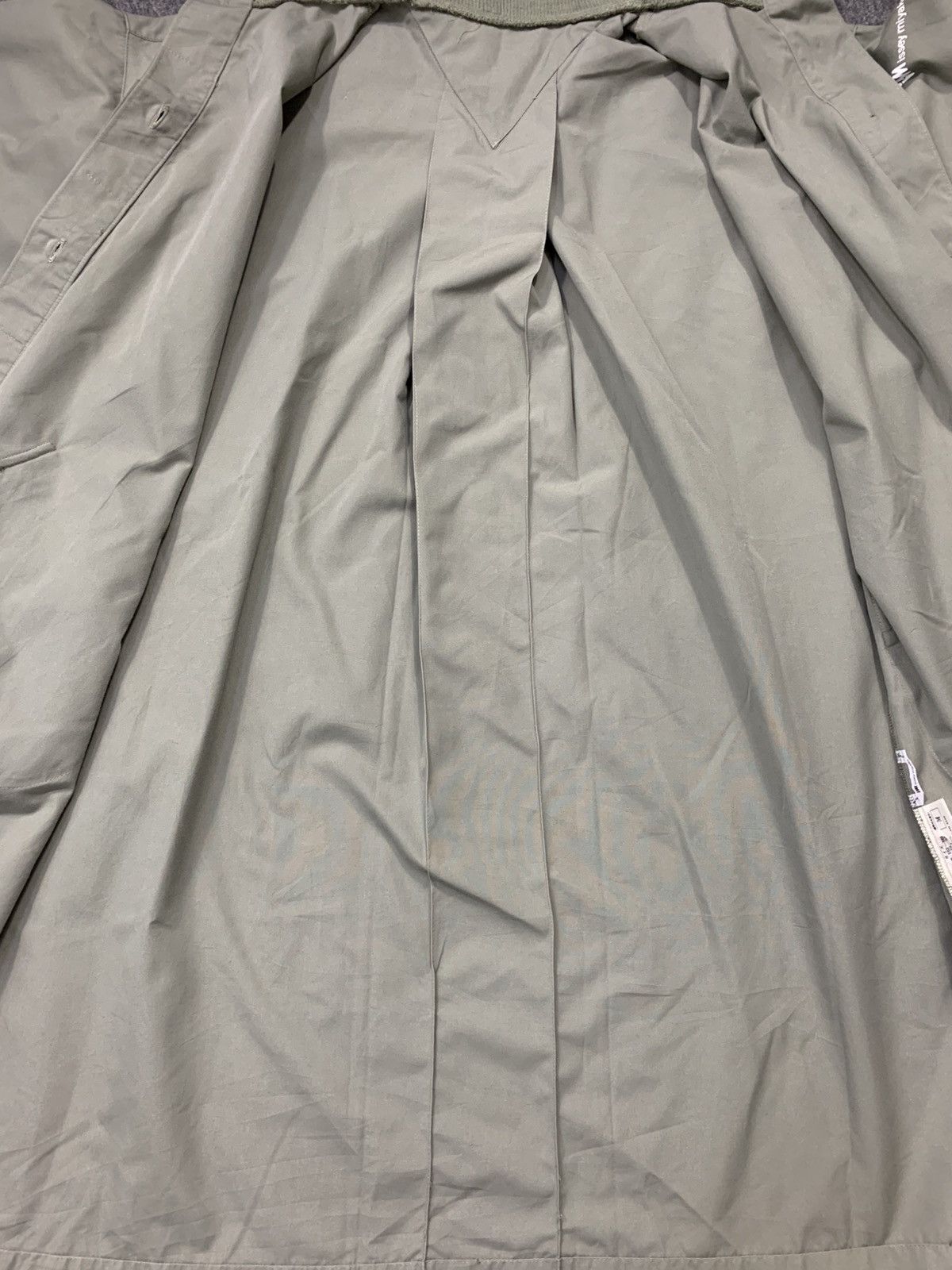 Issey Miyake × Japanese Brand Issey Miyake Apron Windcoat Wool Neck Parka Jacket Size US XXL / EU 58 / 5 - 6 Thumbnail