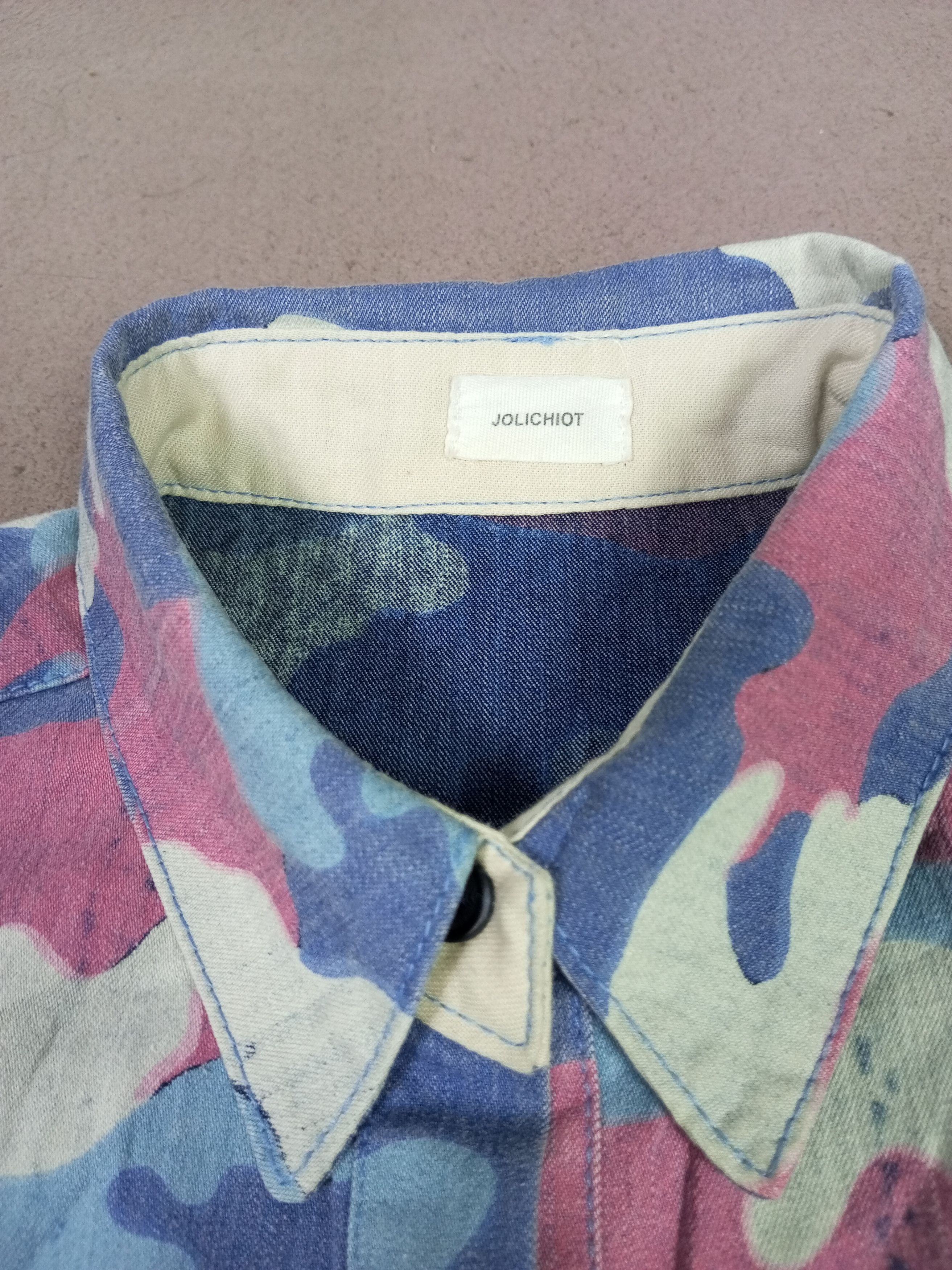 Japanese Brand Jolichiot multi colour camo street wear bape style Size US M / EU 48-50 / 2 - 13 Thumbnail