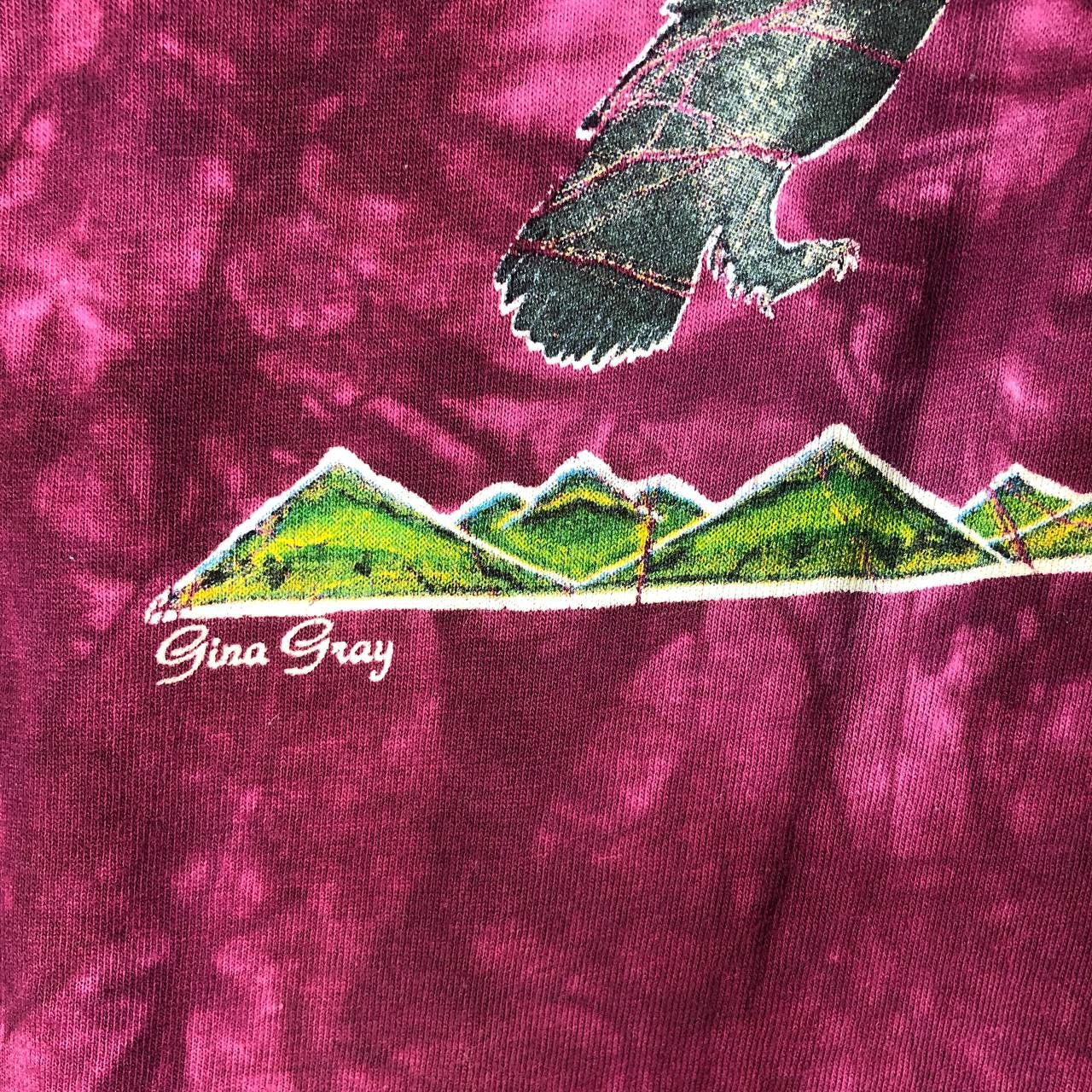 Vintage Vintage 90's The Mountain Gina Gray T-Shirt Size US XL / EU 56 / 4 - 6 Thumbnail