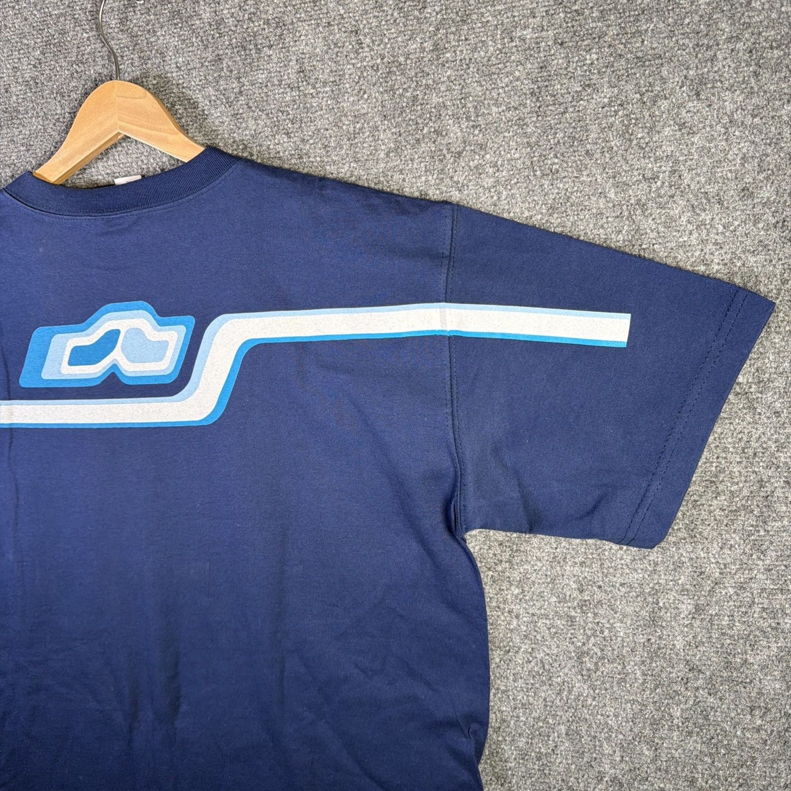 Lugz Vintage Skate Shirt Mens XL Navy 90s Lugz Box Logo Surf Rare Size US XL / EU 56 / 4 - 9 Thumbnail