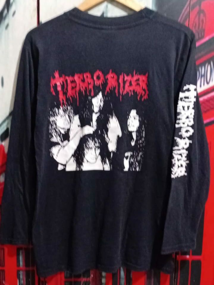 Band Tees Rare Vtg Terrorizer LS screen stars Size US M / EU 48-50 / 2 - 7 Thumbnail