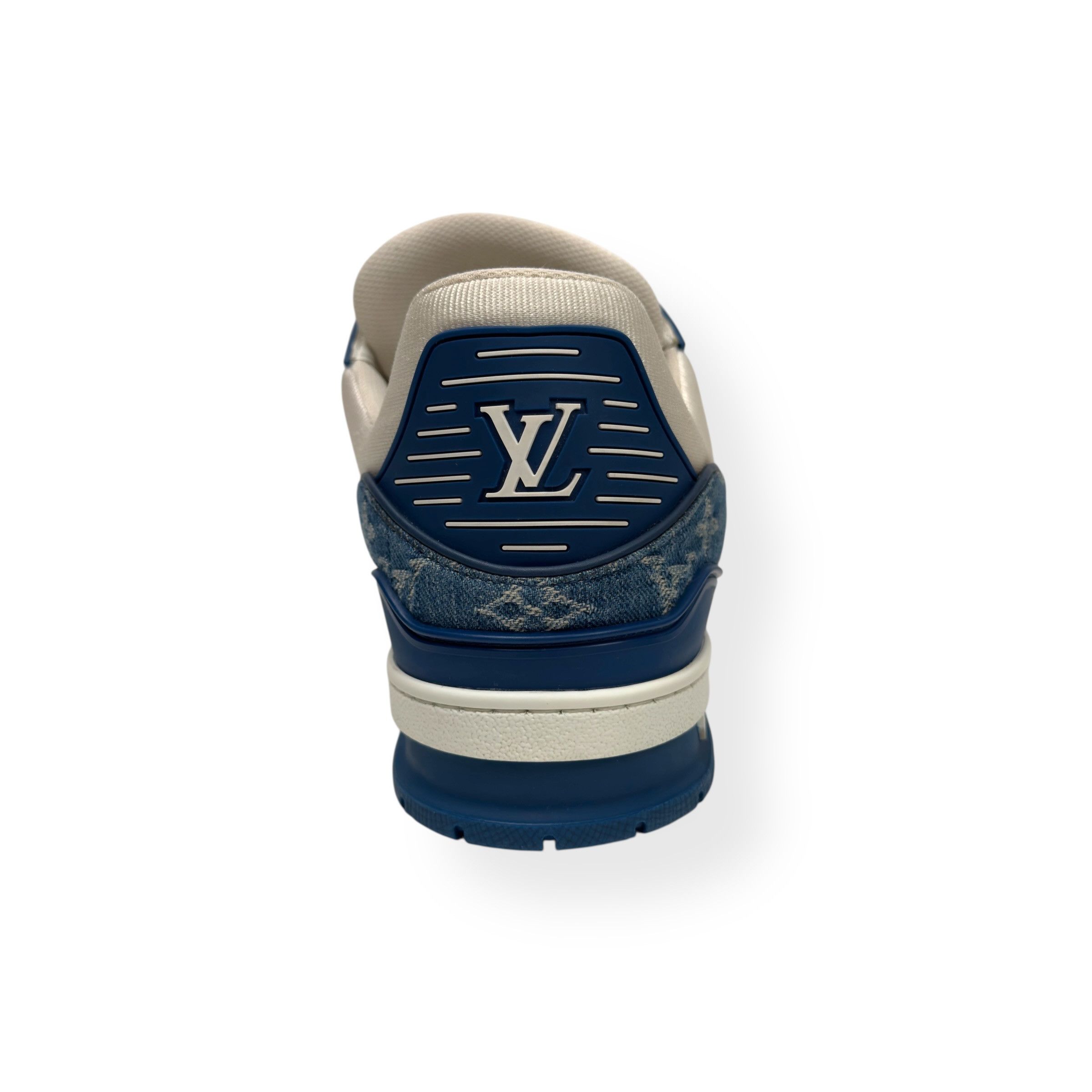 Louis Vuitton LOUIS VUITTON LV DENIM TRAINER BLUE UK10 Size US 11 / EU 44 - 4 Thumbnail