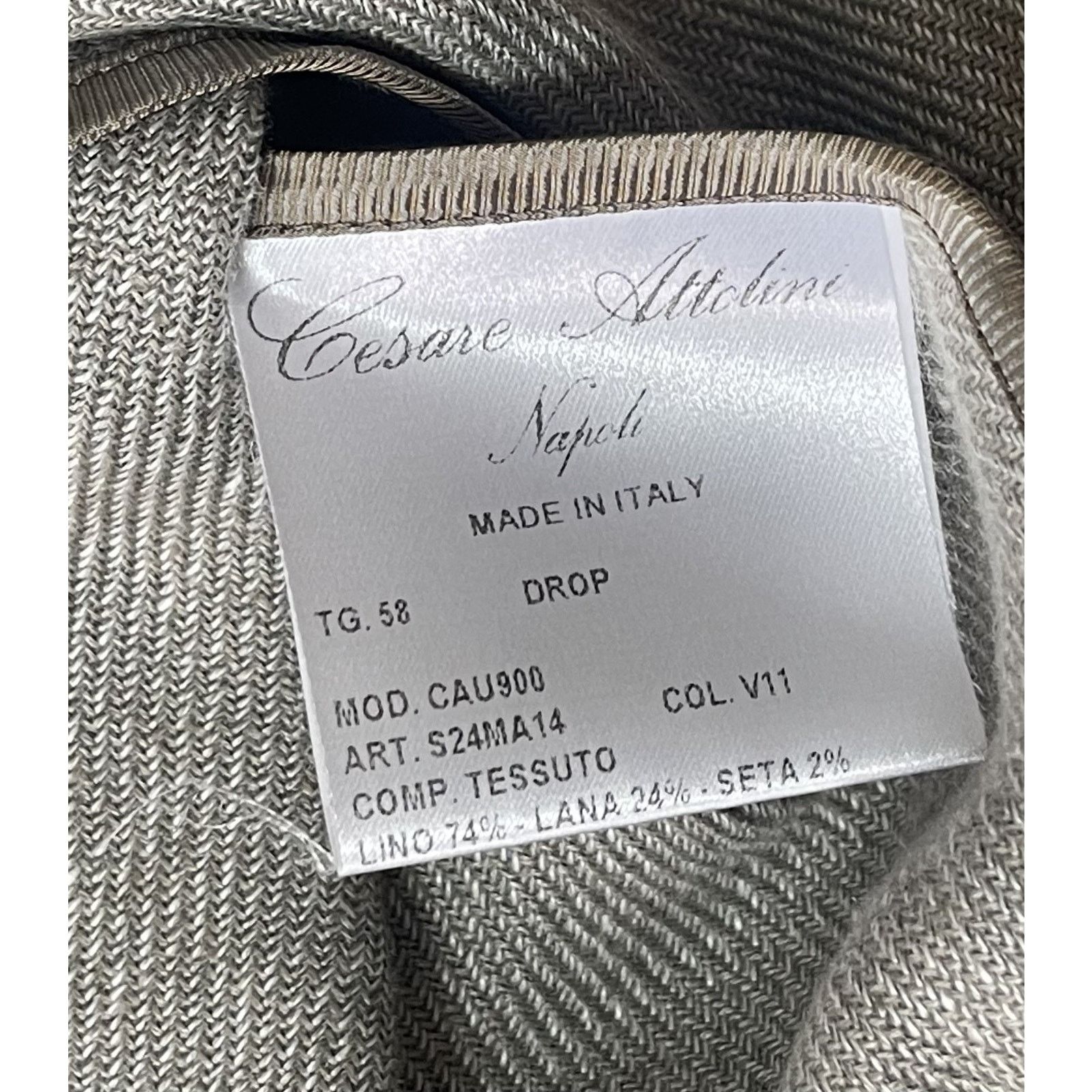 Cesare Attolini $3,800 NWT Cesare Attolini Jacket Gray Italian Wool 58/3XL Size US XXL / EU 58 / 5 - 10 Thumbnail