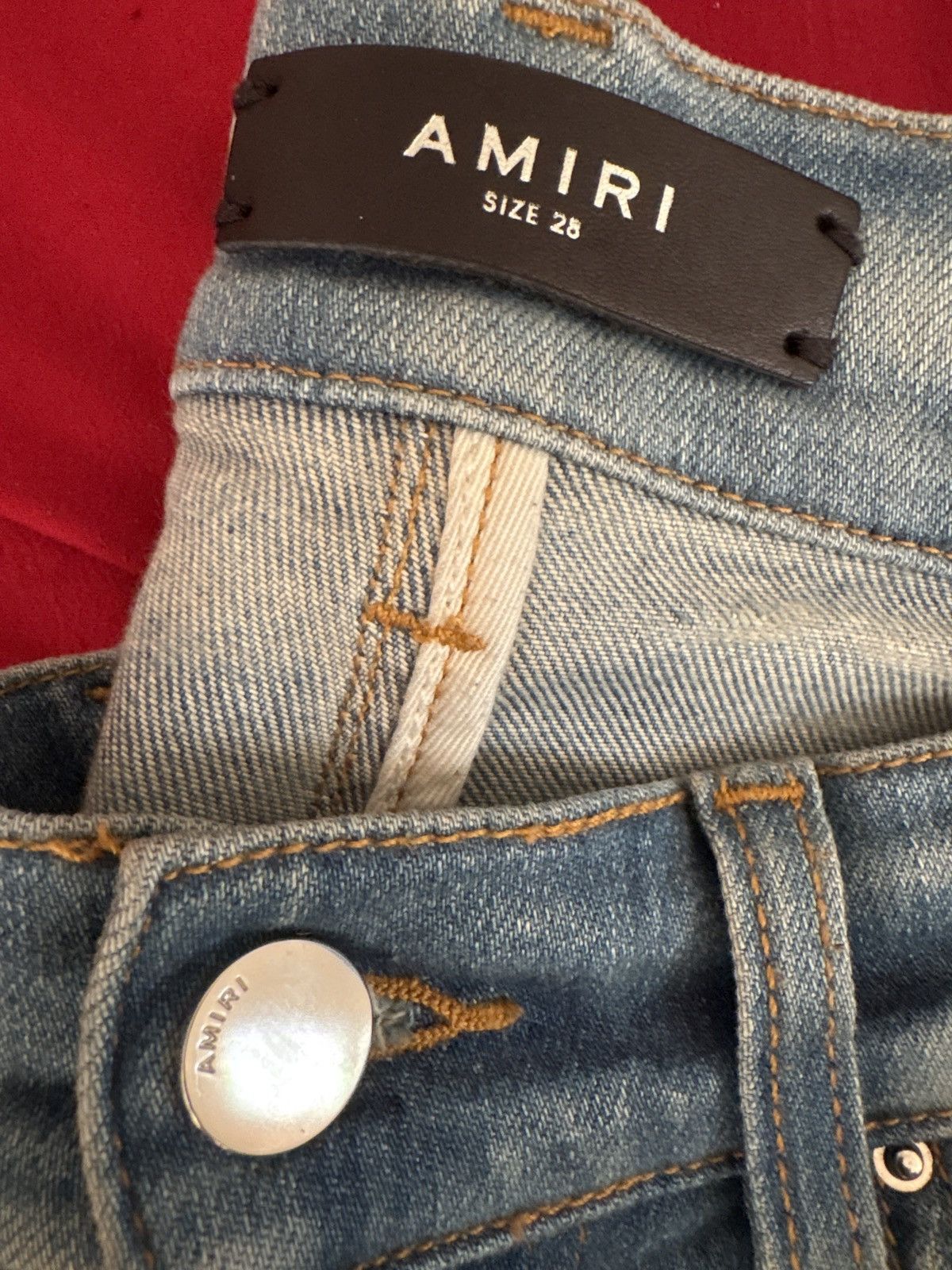 Amiri Blue with black patch Size US 28 / EU 44 - 7 Thumbnail