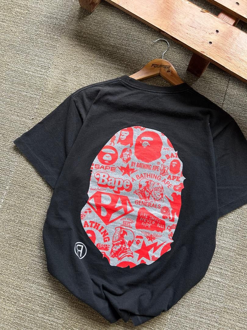 Bape BAPE BIG HEAD MIRROR PRINT Size US M / EU 48-50 / 2 - 4 Thumbnail