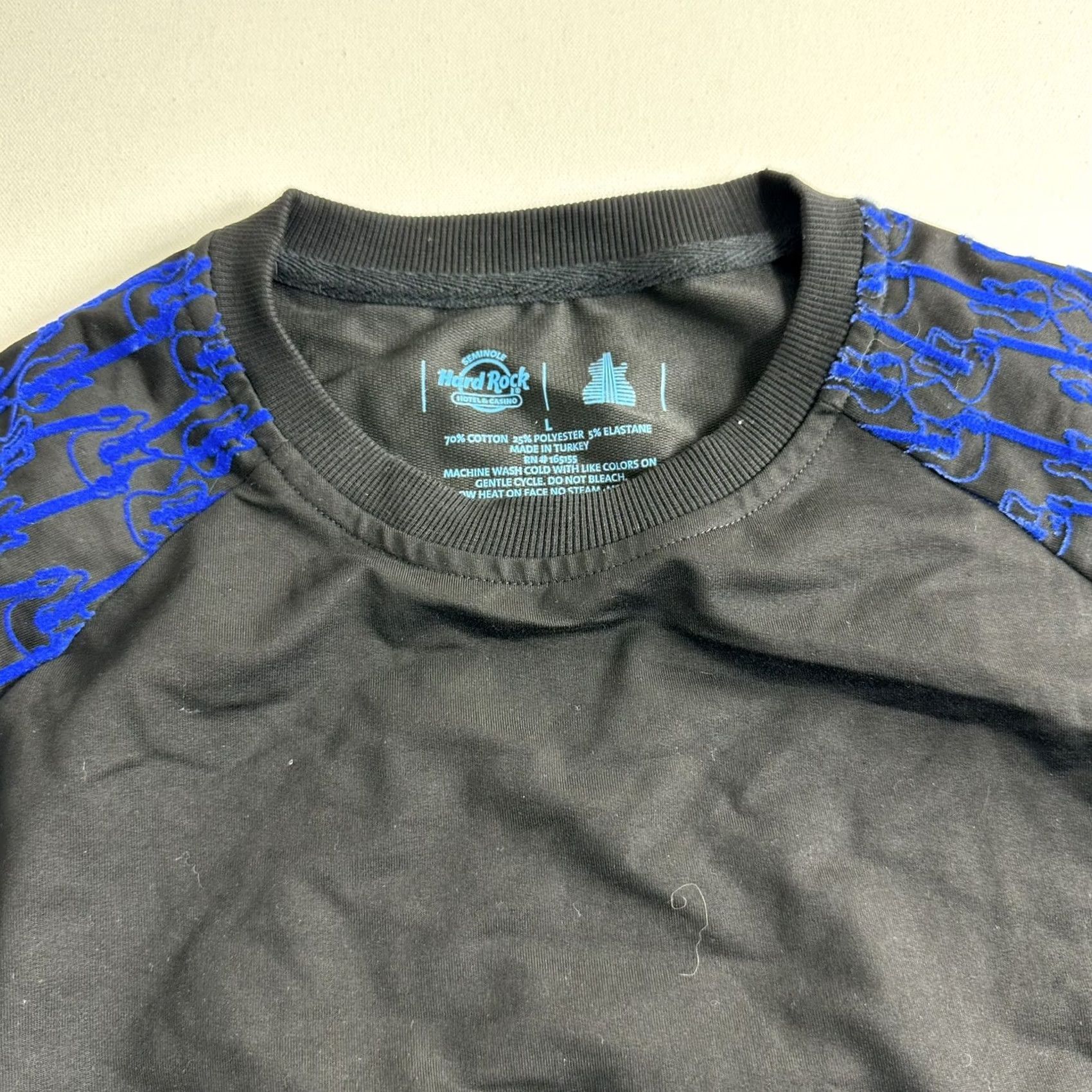 Hard Rock Cafe Hard Rock Cafe Hollywood Pullover Sweater Men Large Black Casual Size US L / EU 52-54 / 3 - 6 Thumbnail