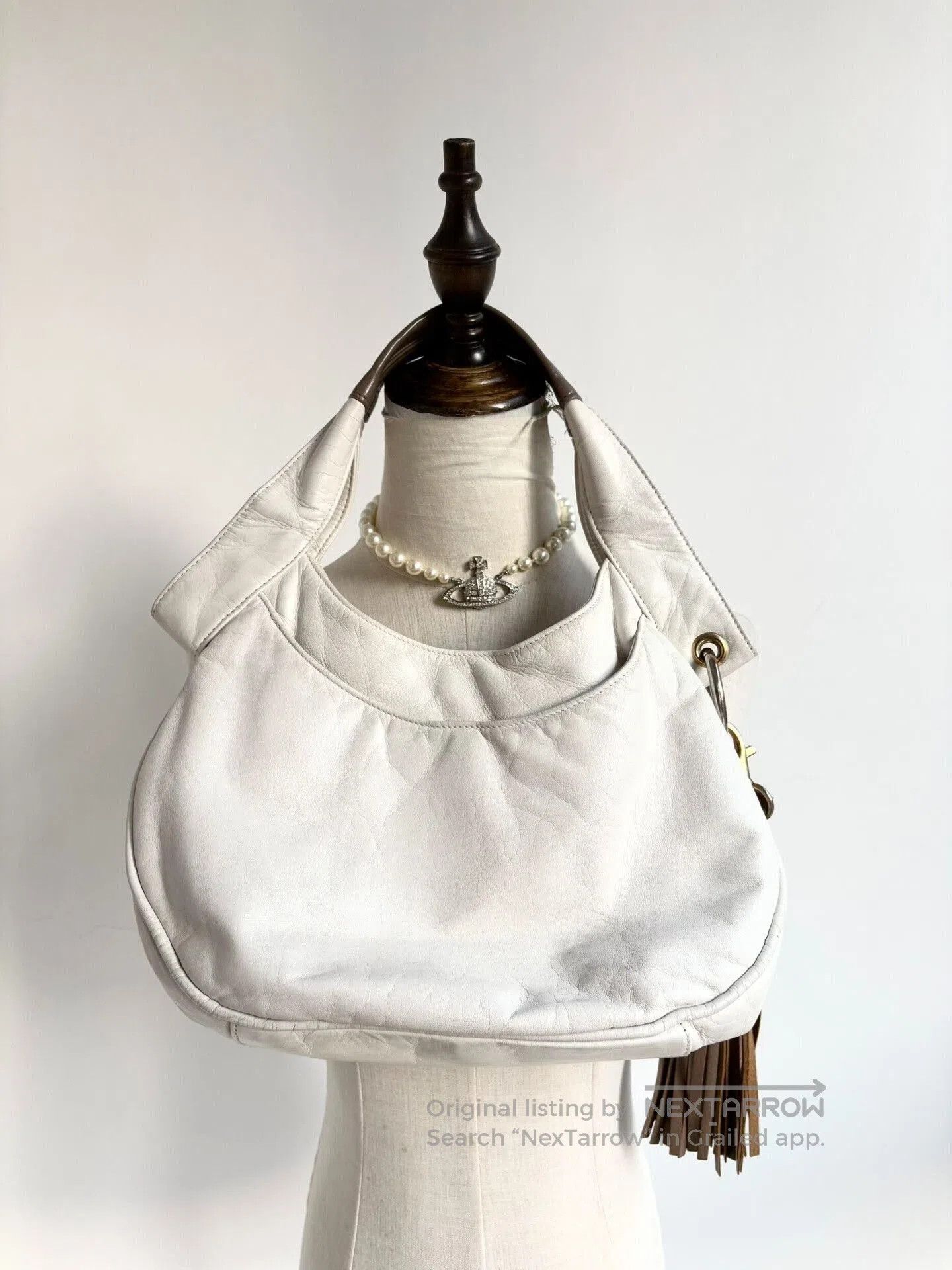 Vivienne Westwood Vivienne Westwood White Fringe Bag. Size ONE SIZE - 2 Thumbnail