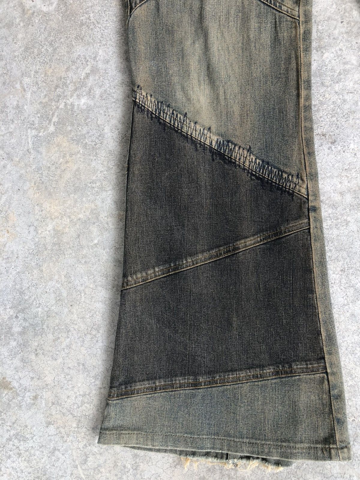 Tornado Mart Japanese Tornado Mart Flared Jeans Patchwork Distressed Size US 29 - 7 Thumbnail
