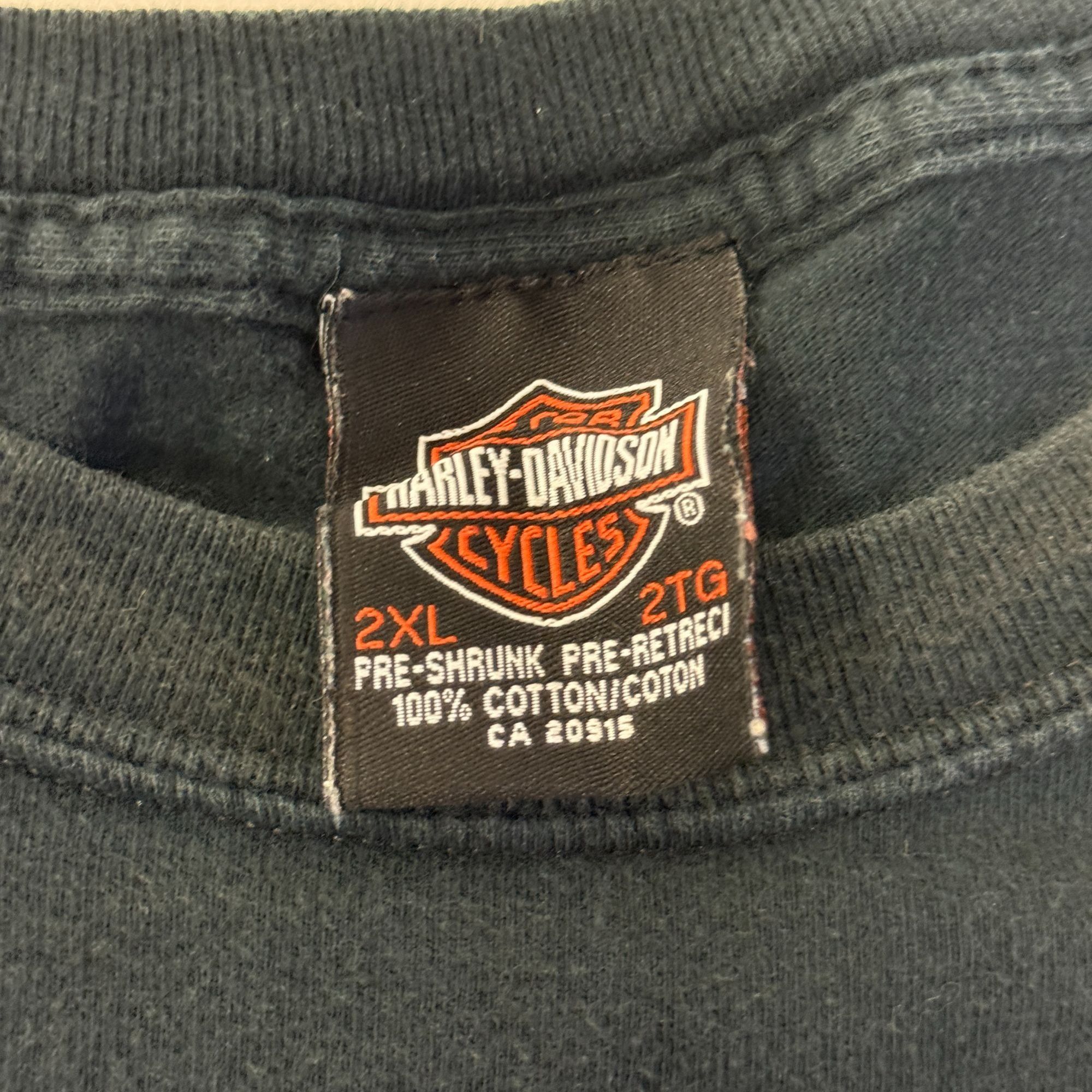 Harley Davidson Motorcycle BEAR Steve Drane Victoria CANADA Licensed T Shirt Size US XXL / EU 58 / 5 - 7 Thumbnail