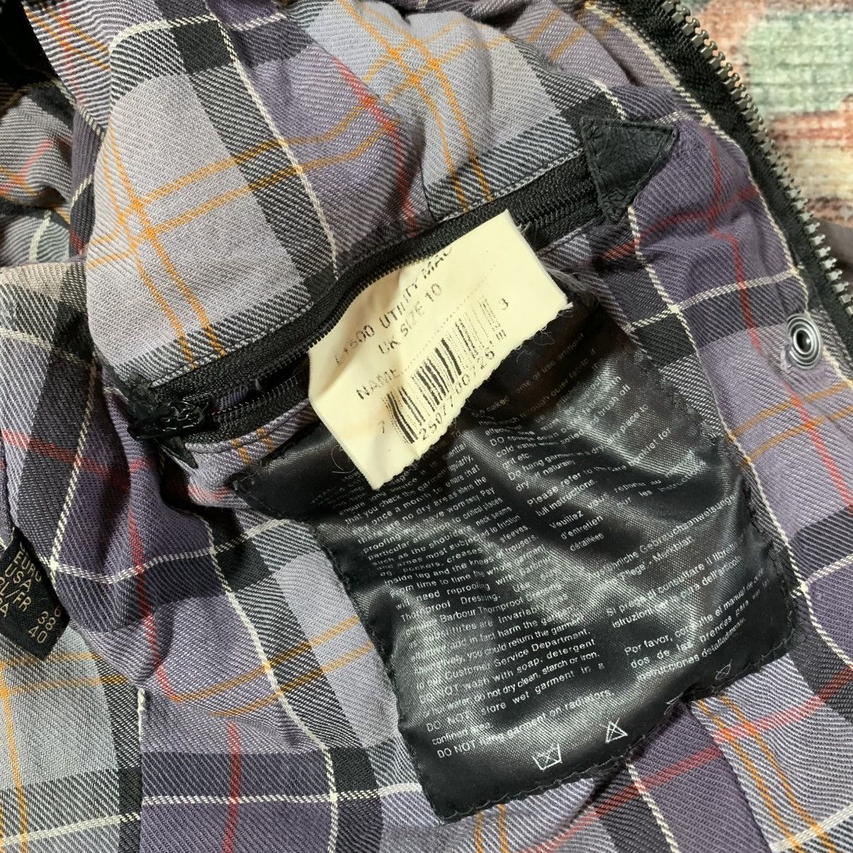 Barbour Barbour Utility Waxed Cotton Belted Jacket Womens *THRASHED* Size M / US 6-8 / IT 42-44 - 10 Thumbnail