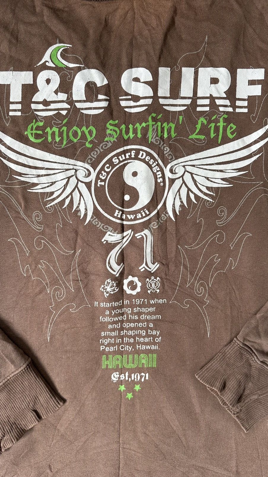 Vintage VINTAGE T&C SURF SWEATSHIRT Size US L / EU 52-54 / 3 - 6 Thumbnail