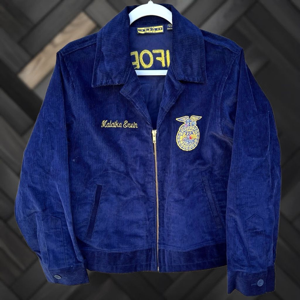 Streetwear × Vintage GK166 VINTAGE FFA CORDUROY JACKET HAWAII
