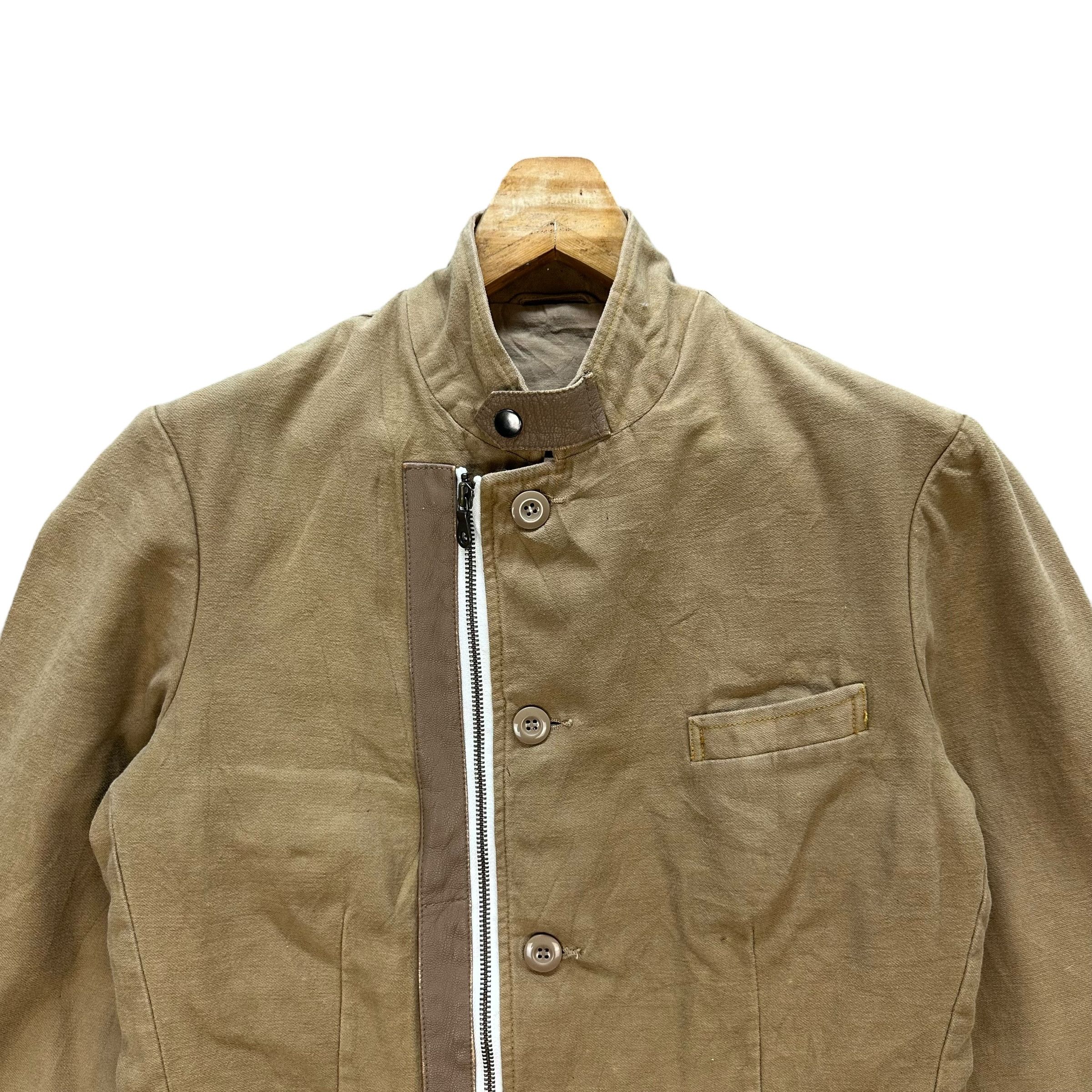 Brooklyn Cloth BROOKLYN OVERALL Asymmetrical Jacket #A40-0921 Size M / US 6-8 / IT 42-44 - 2 Thumbnail
