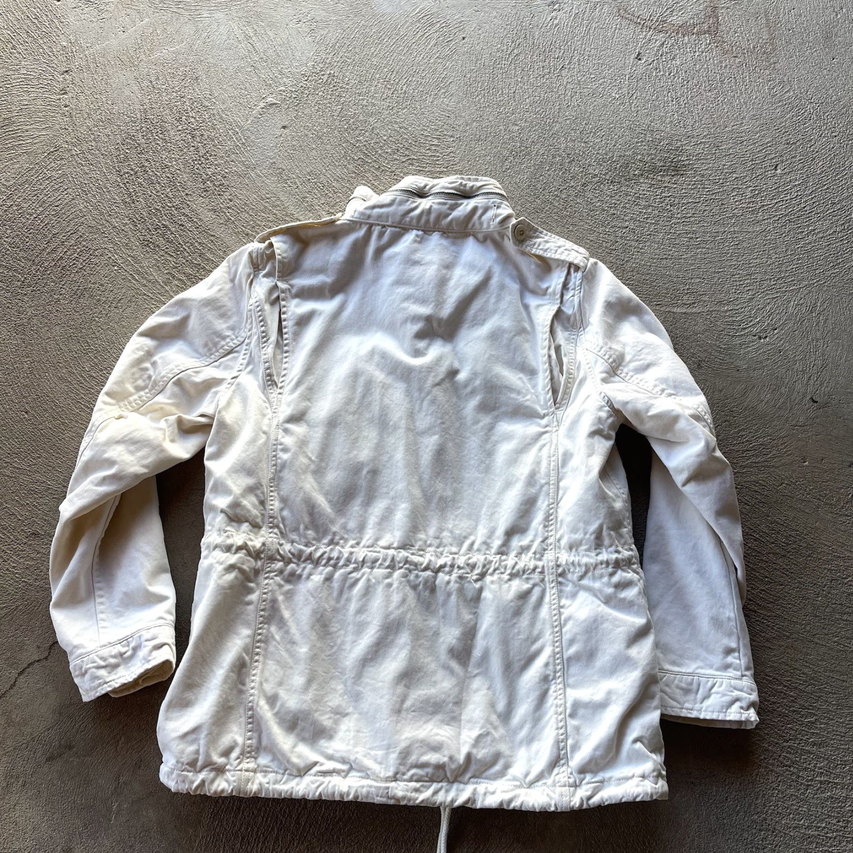 Polo Ralph Lauren Polo Ralph Lauren Jacket Womens Large White Military Zip Up Field Coat Army Classic Size L / US 10 / IT 46 - 4 Thumbnail