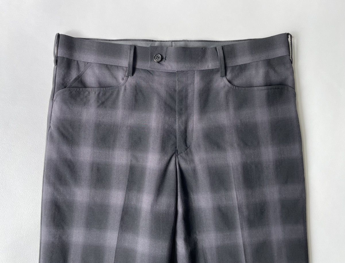Undercover ‘Shadow Plaid’ Check Wool Trousers Size US 32 / EU 48 - 4 Thumbnail