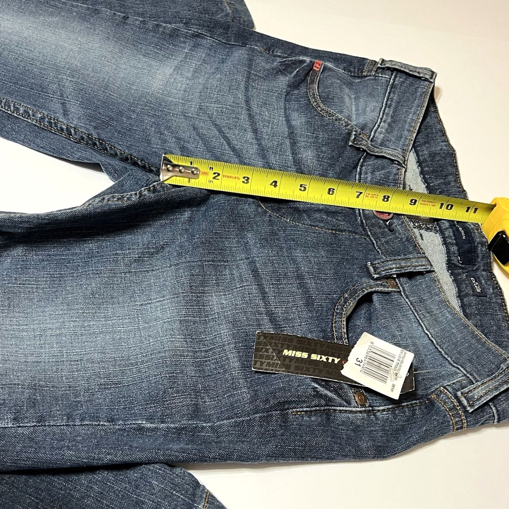 Miss Sixty VINTAGE Miss Sixty Jeans Shirt? No, Jeans. Miss Sixty Jeans 32x31 31x32 Blue Denim Flared NWT Womens Size 24" / US 00 / IT 34 - 4 Thumbnail