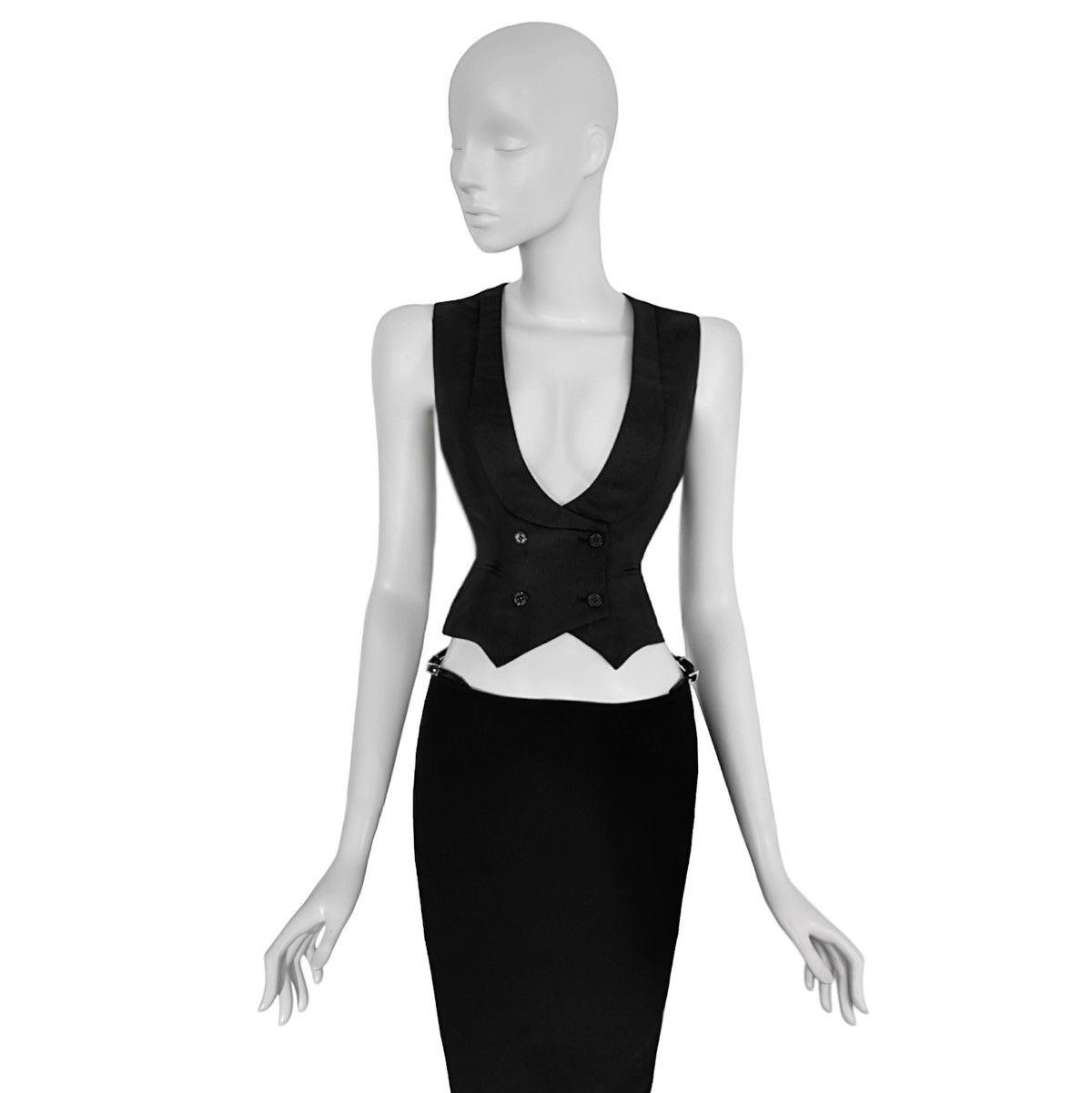 Alexander McQueen Alexander McQueen 2006 tailored vest Size S / US 4 / IT 40 - 1 Thumbnail