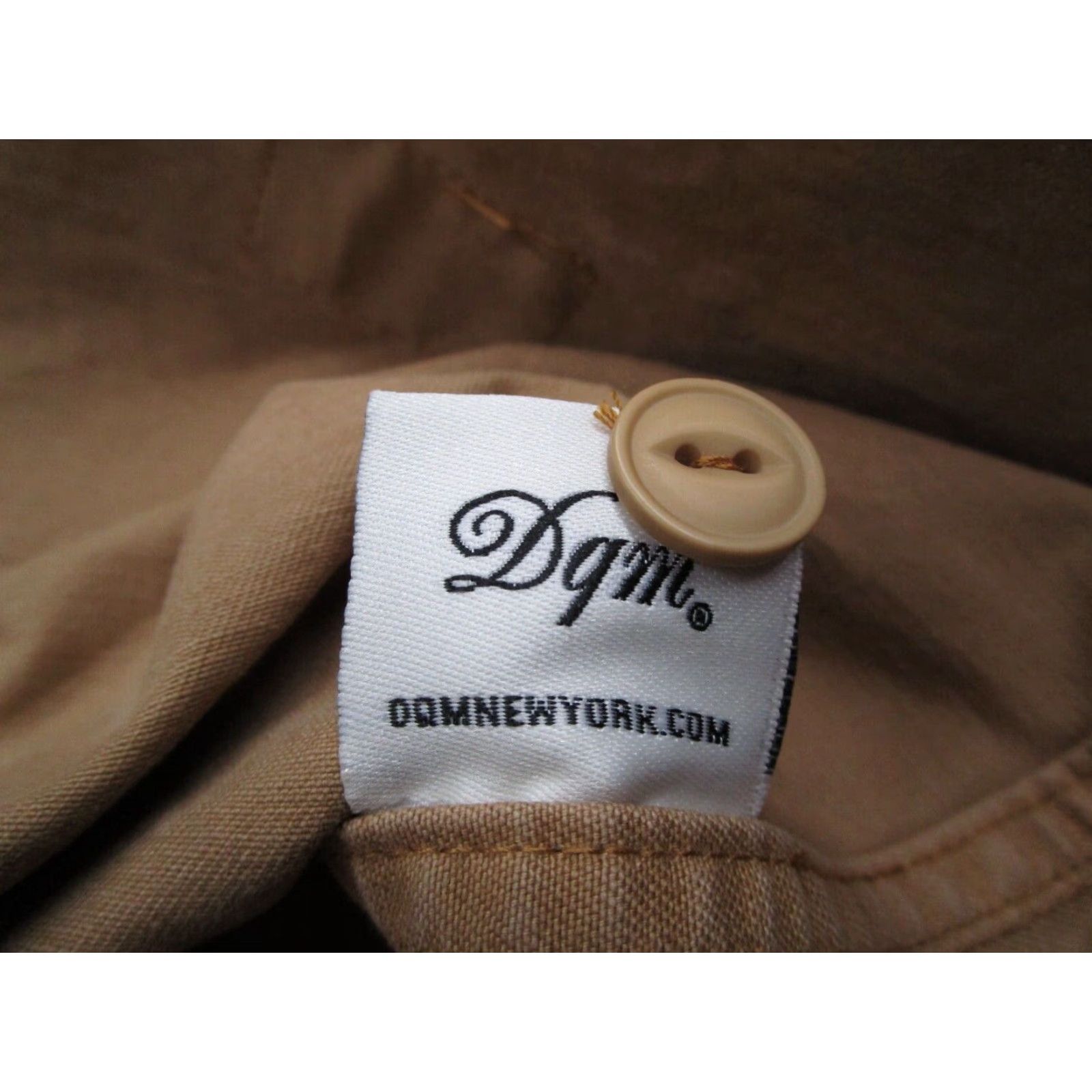 Etro DQM New York Button Up Shirt Mens Large Beige Short Sleeve Cotton Twill Retro Mens Size US L / EU 52-54 / 3 - 5 Thumbnail