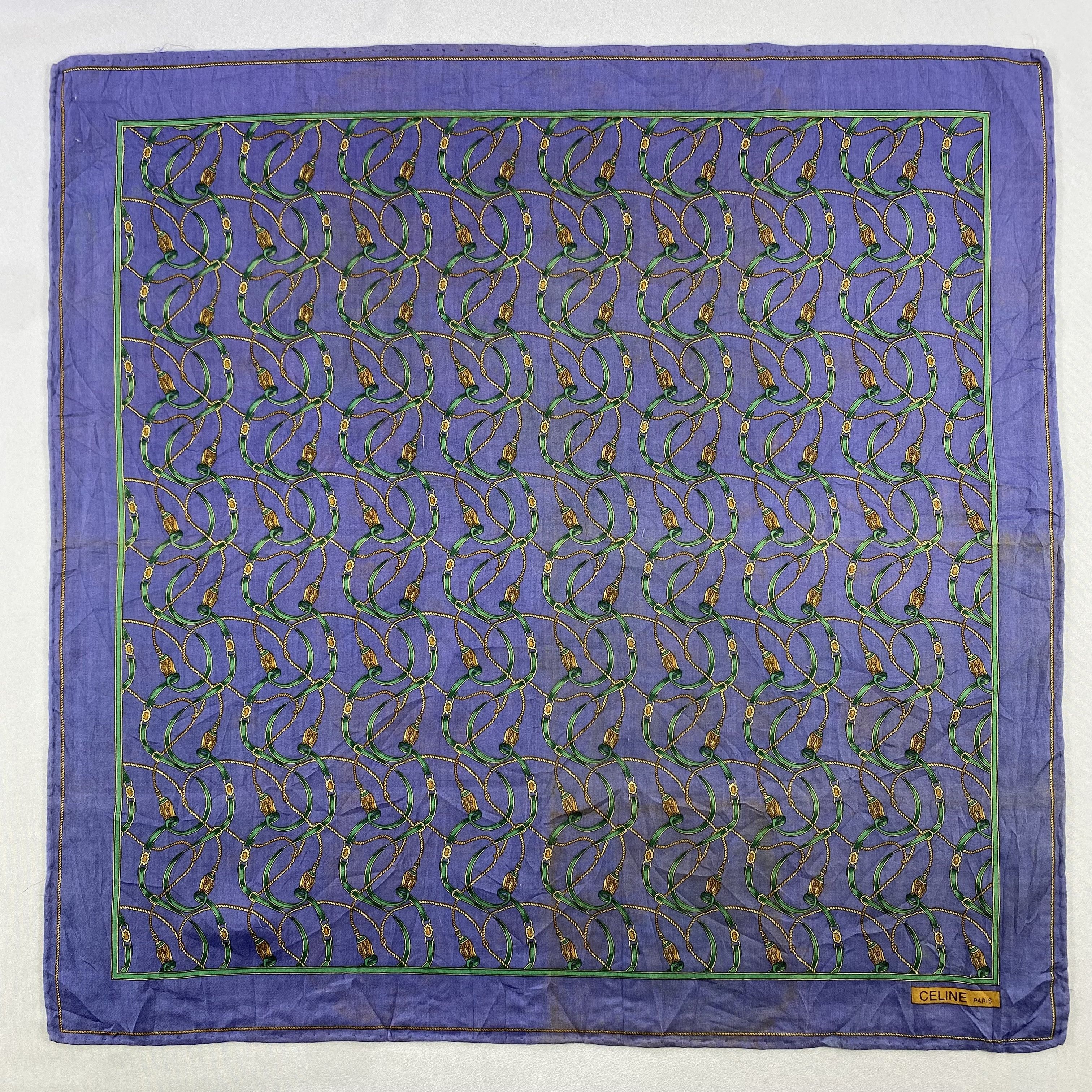 Celine × Vintage Celine Bandana/ Handkerchief / Neckerchief Size ONE SIZE - 1 Thumbnail