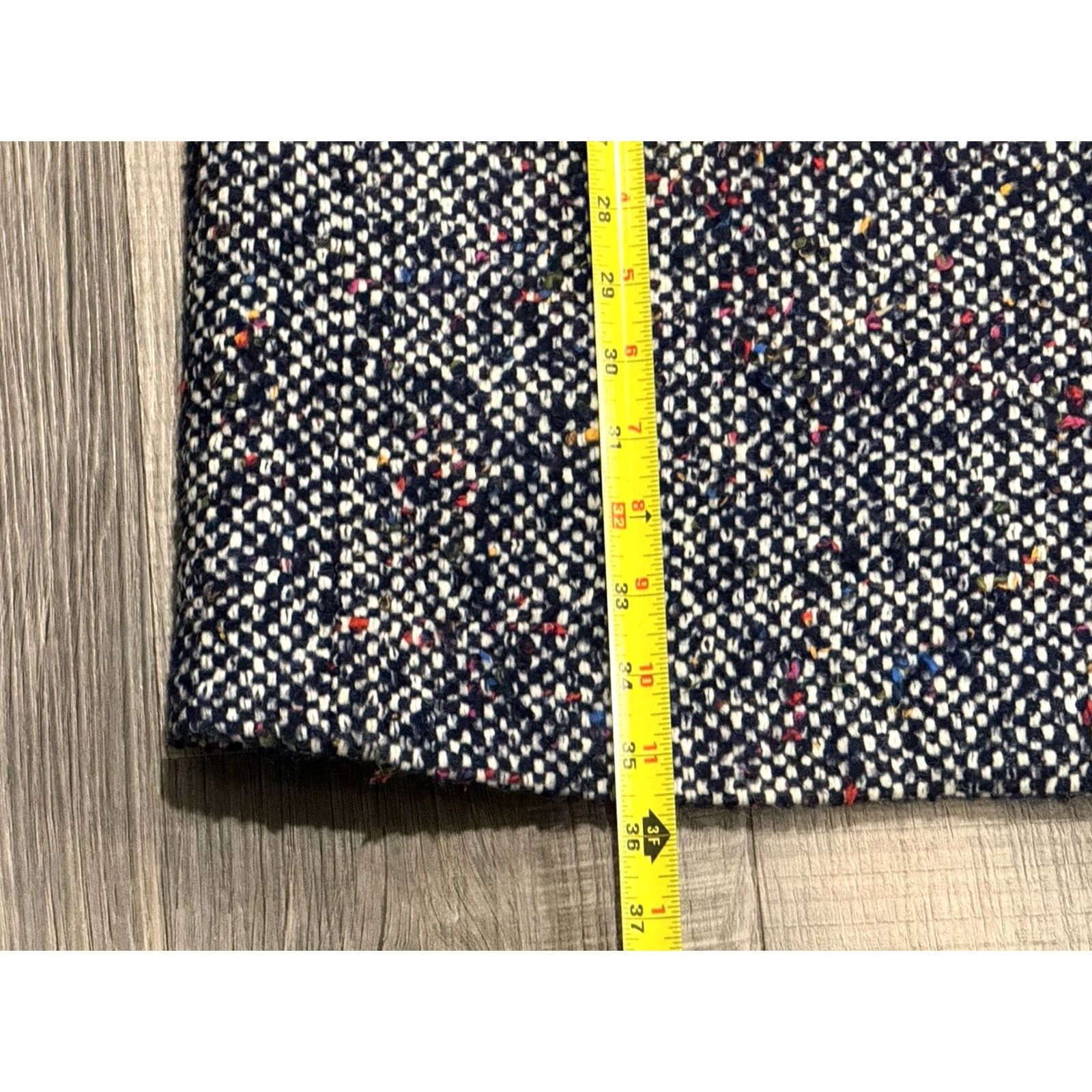 J.Crew J.CREW DAPHNE COAT ITALIAN TWEED Multicolor Wool Blend Womens Size 0 EUC H2076 Speckle Basic Coat Size XS / US 0-2 / IT 36-38 - 5 Thumbnail