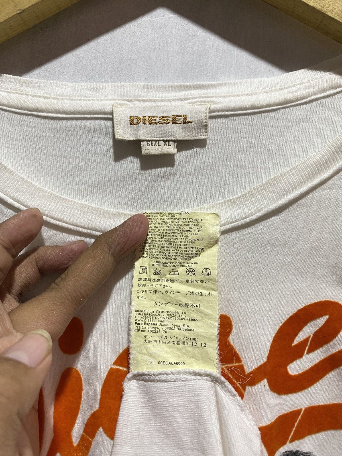 Diesel Diesel industry shoes logo tshirt Size US L / EU 52-54 / 3 - 4 Thumbnail