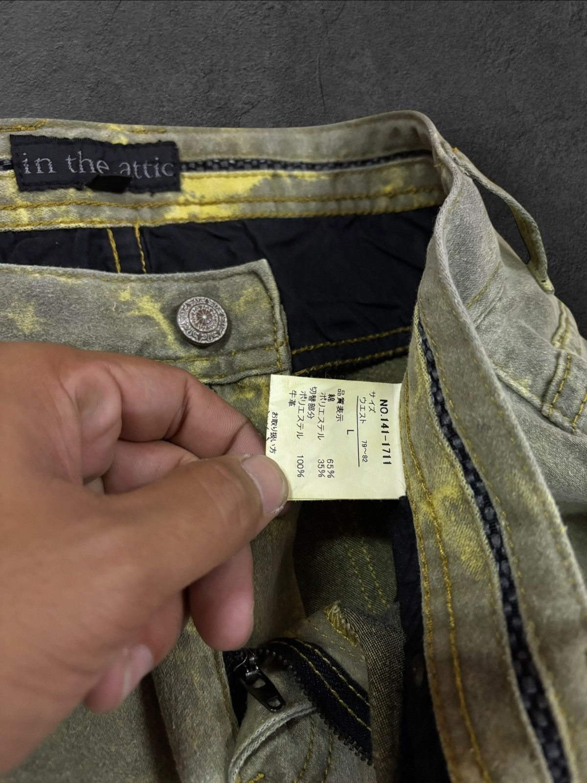 In The Attic In The Attic Homme Japan Punk Strecth Grunge Jeans Size US 32 / EU 48 - 9 Thumbnail