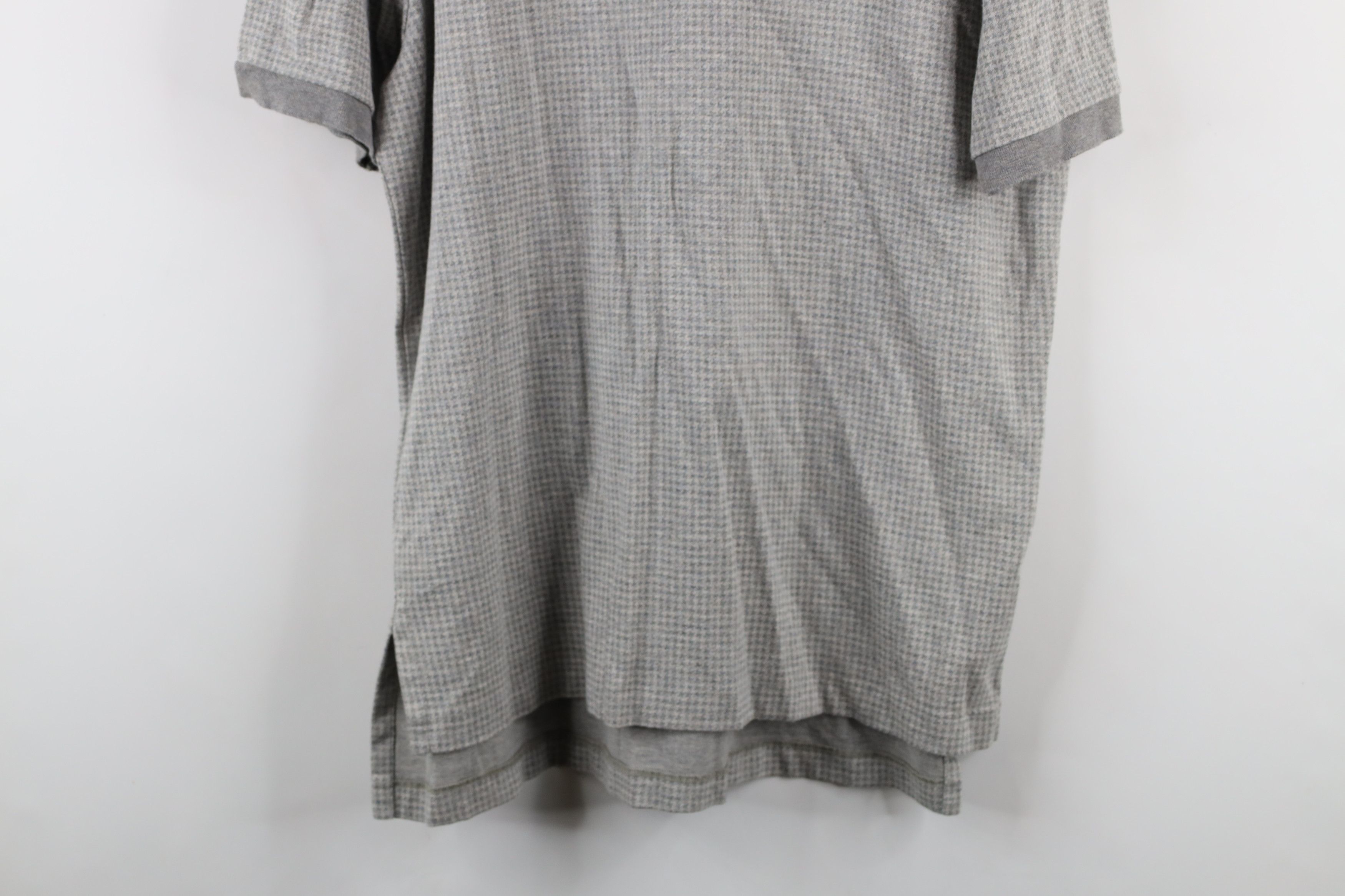 Ralph Lauren × Vintage Vintage 90s Ralph Lauren Houndstooth Collared Polo Shirt Size US L / EU 52-54 / 3 - 3 Thumbnail
