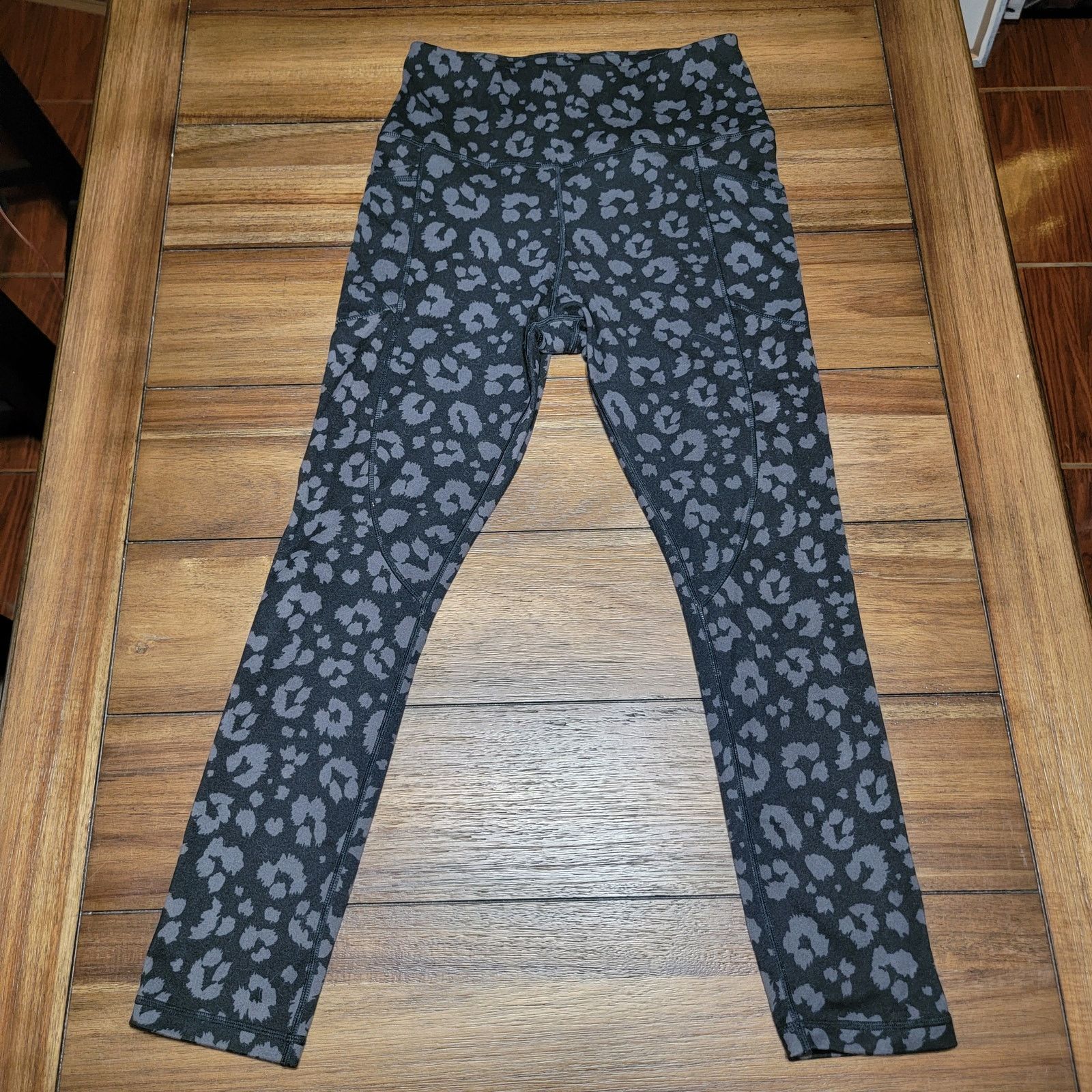 Other Rae Dunn Cheetah Print Leggings w/ Pockets "Warrior" -Medium Size 25" / US 0 / IT 36 - 1 Thumbnail