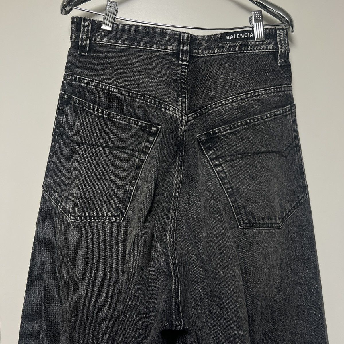 Balenciaga Balenciaga Pull-Up Baggy Wide Jeans Size US 30 / EU 46 - 5 Thumbnail