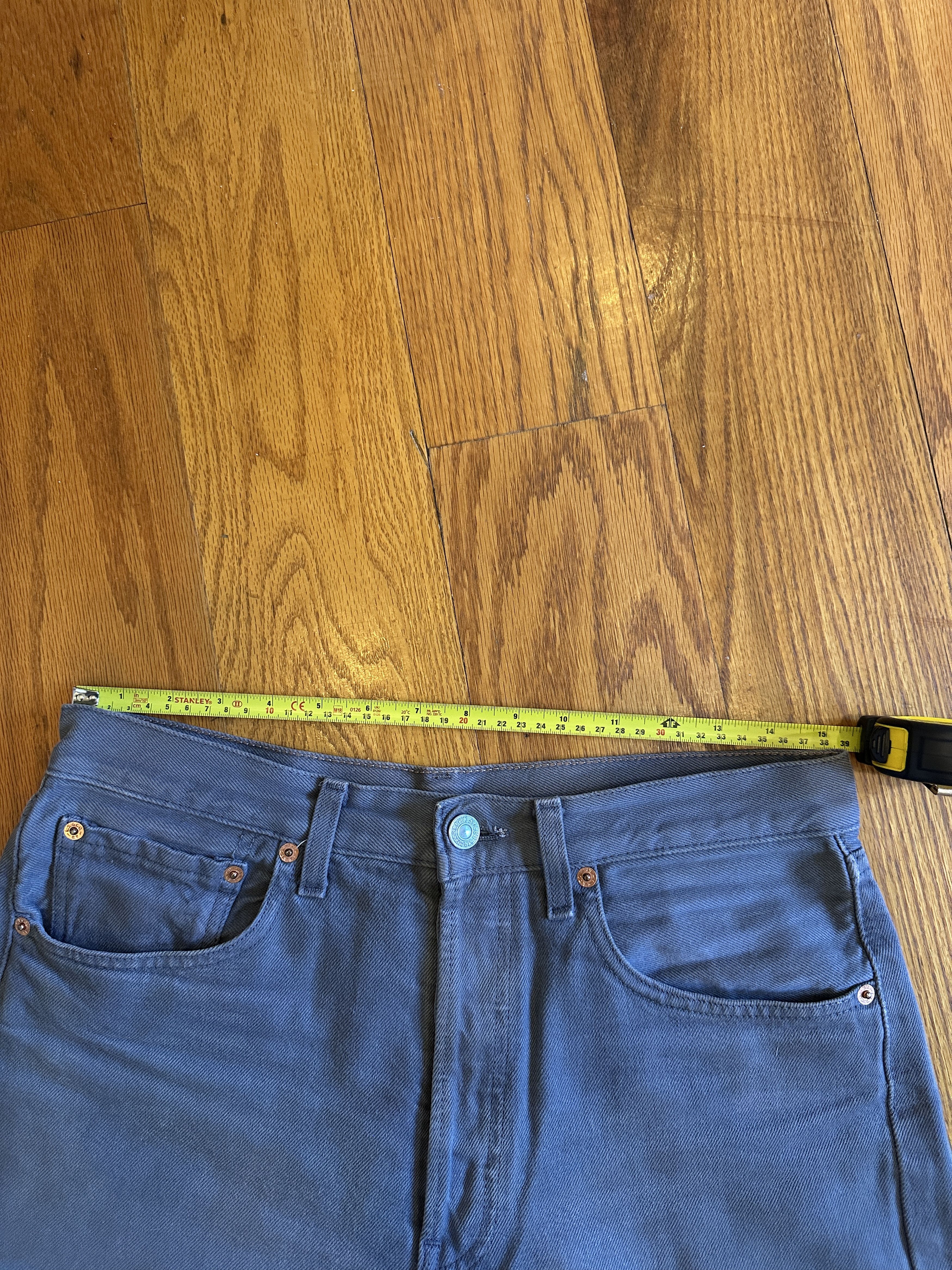Levi's Vintage Levi's 501 Grey Denim 90s Size US 30 / EU 46 - 3 Thumbnail