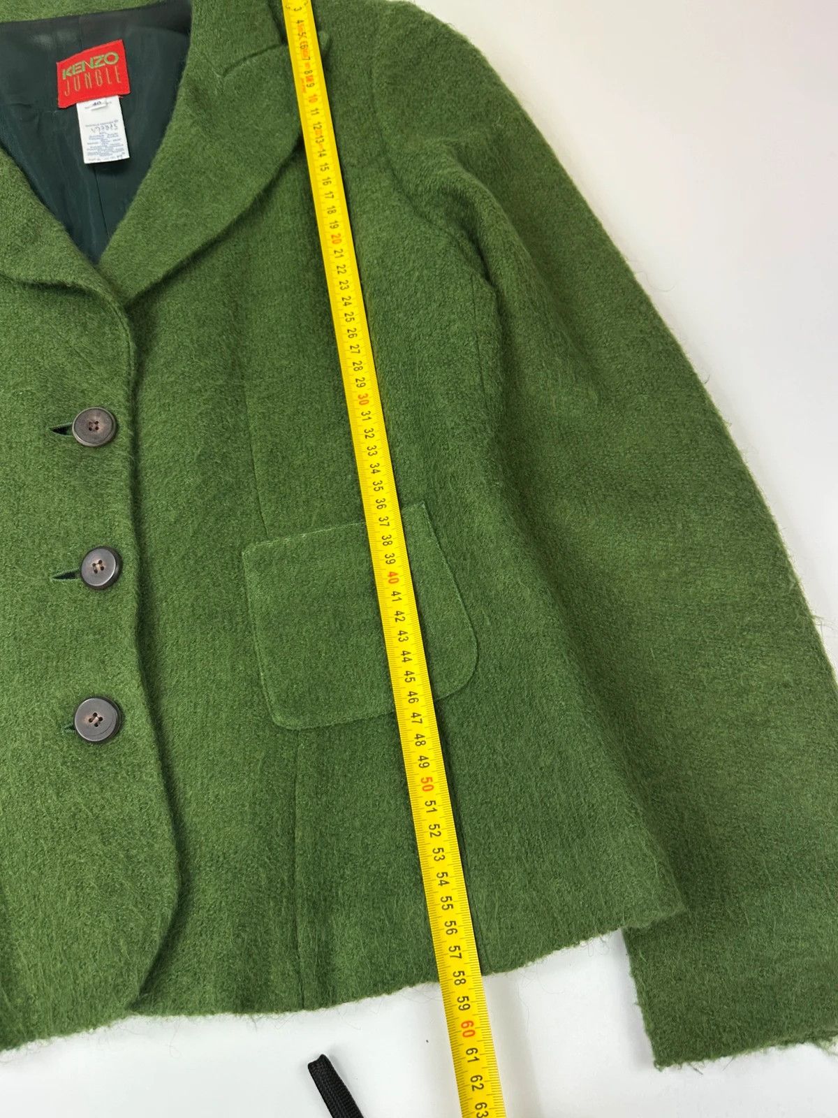 Kenzo Kenzo Jungle FW1990-98 Green Mohair Skirt & Jacket Full Set Size L / US 10 / IT 46 - 12 Thumbnail
