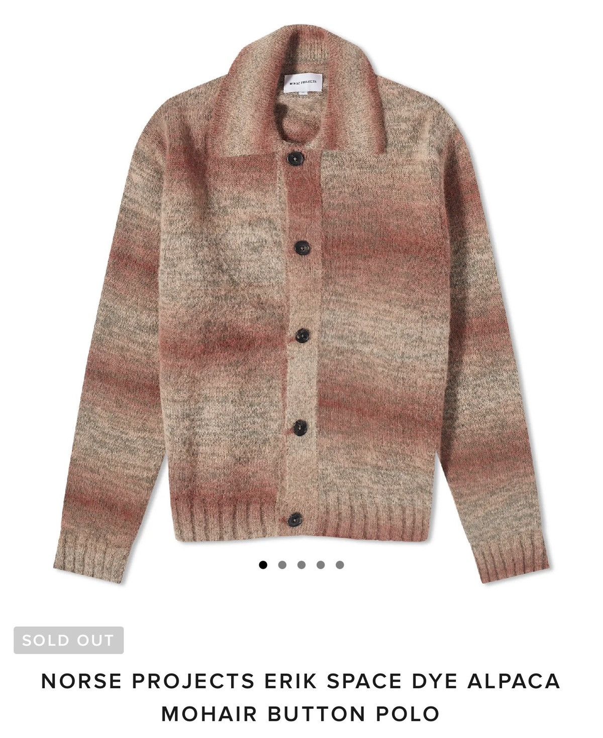 Norse Projects Norse Projects Erik Space Dye Alpaca Mohair Cotton Jacket Size US L / EU 52-54 / 3 - 5 Thumbnail