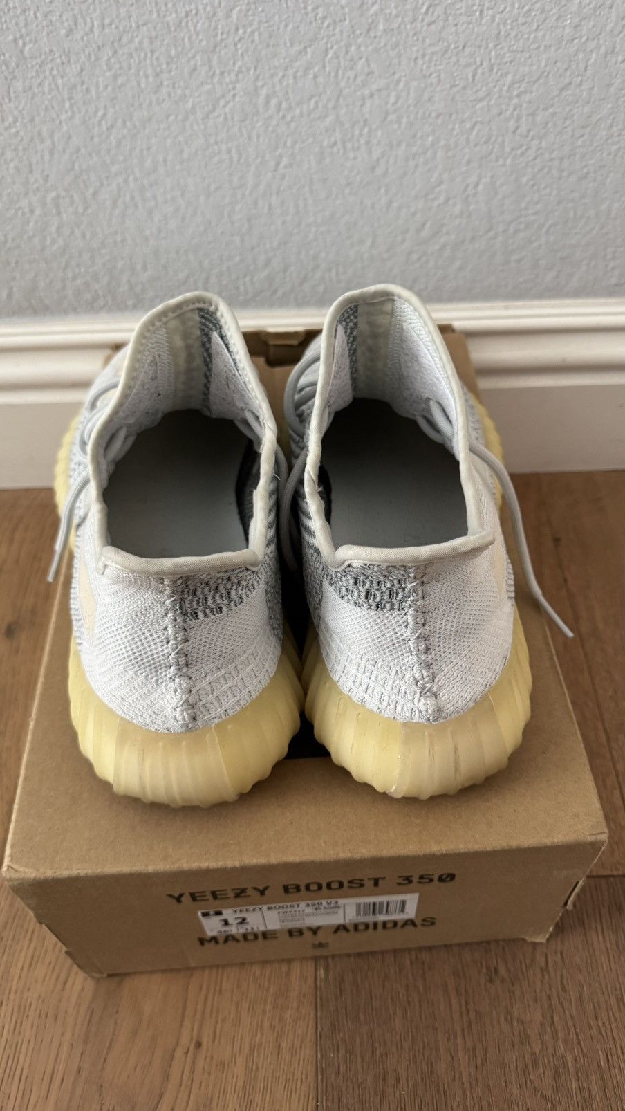 Yeezy Yeezy 350 v2 Cloud White Reflective Size US 12 / EU 45 - 2 Thumbnail