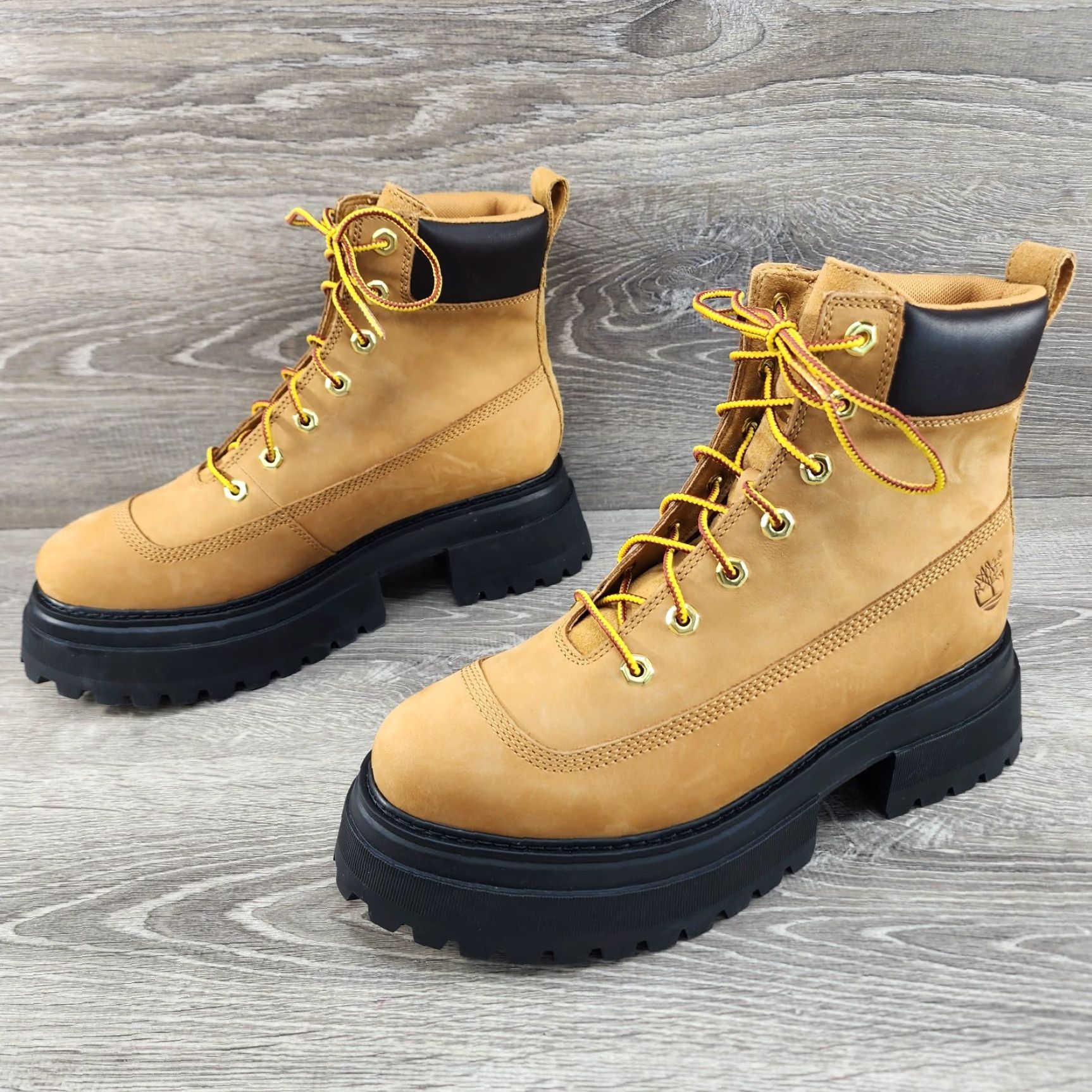 Timberland Timberland Boots Sky 6-Inch Lace Up Nubuck Leather Platform Brown Womens 9.5 Timberland Sky 6-Inch Boots Women Size 9.5 Brown Nubuck Leather Platform Size US 10 / IT 40 - 5 Thumbnail