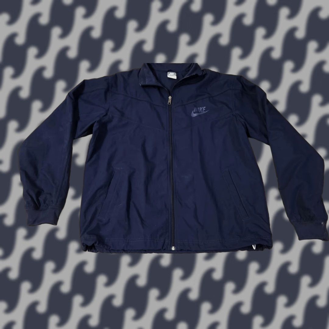 Nike Nike Jacket Mens Large Blue Full Zip Lightweight Windbreaker Coat Sportswear Size US L / EU 52-54 / 3 - 1 Thumbnail