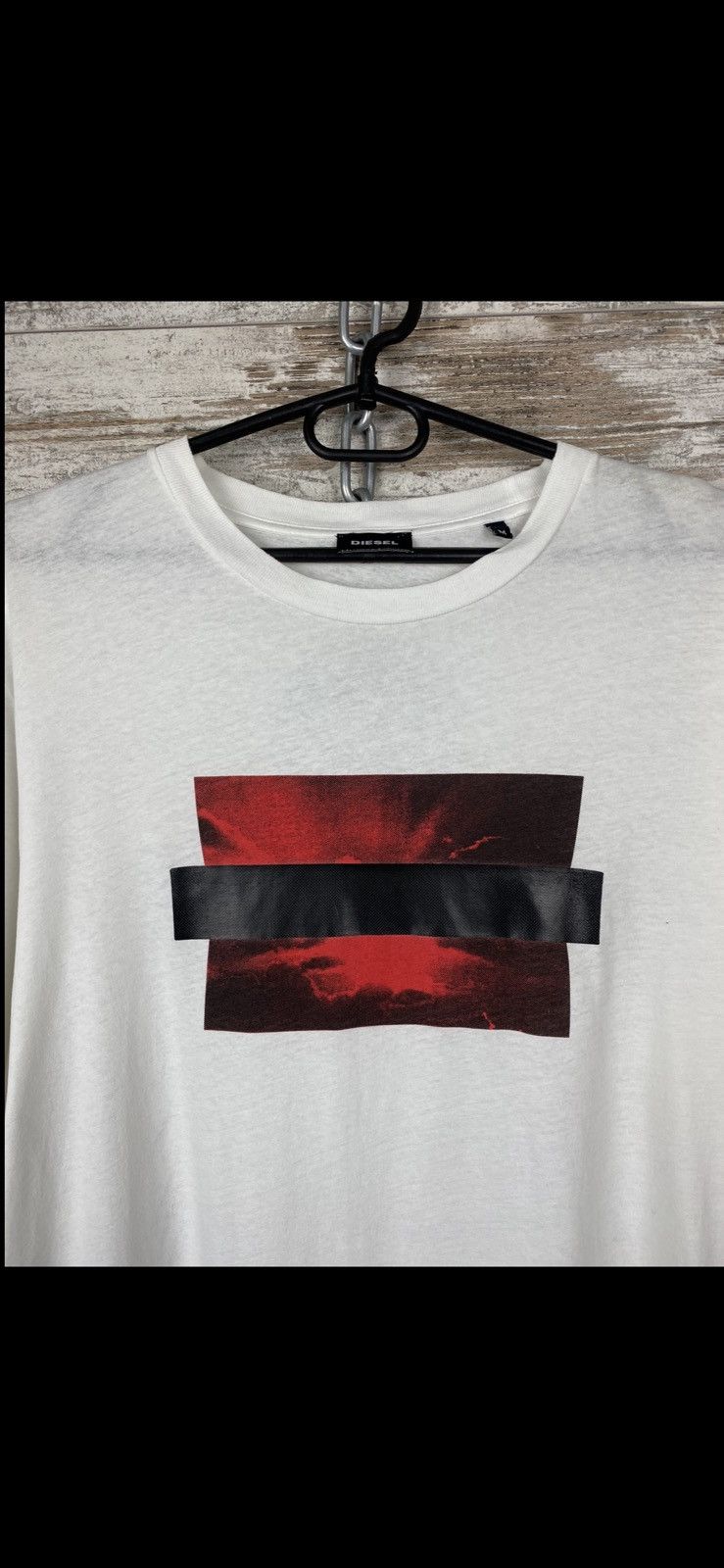 Diesel Mens Vintage Diesel Big Logo Avant Garde T Shirt Tee Size US M / EU 48-50 / 2 - 4 Thumbnail