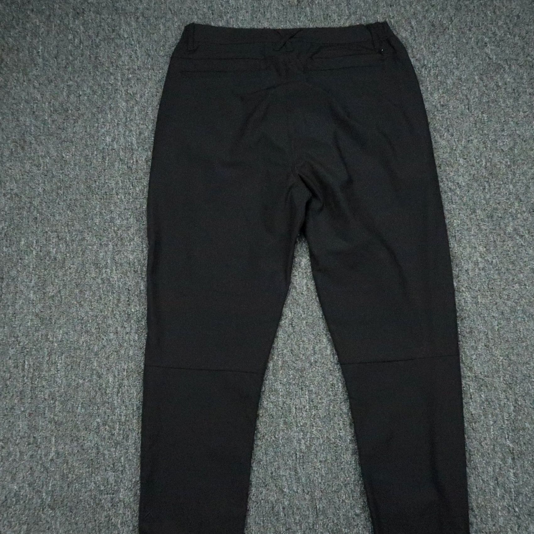 Cuts Cuts Pants Mens Large Black AO Jogger Chino Stretch 32x30 Slim Tailored Style Size US 33 - 4 Thumbnail