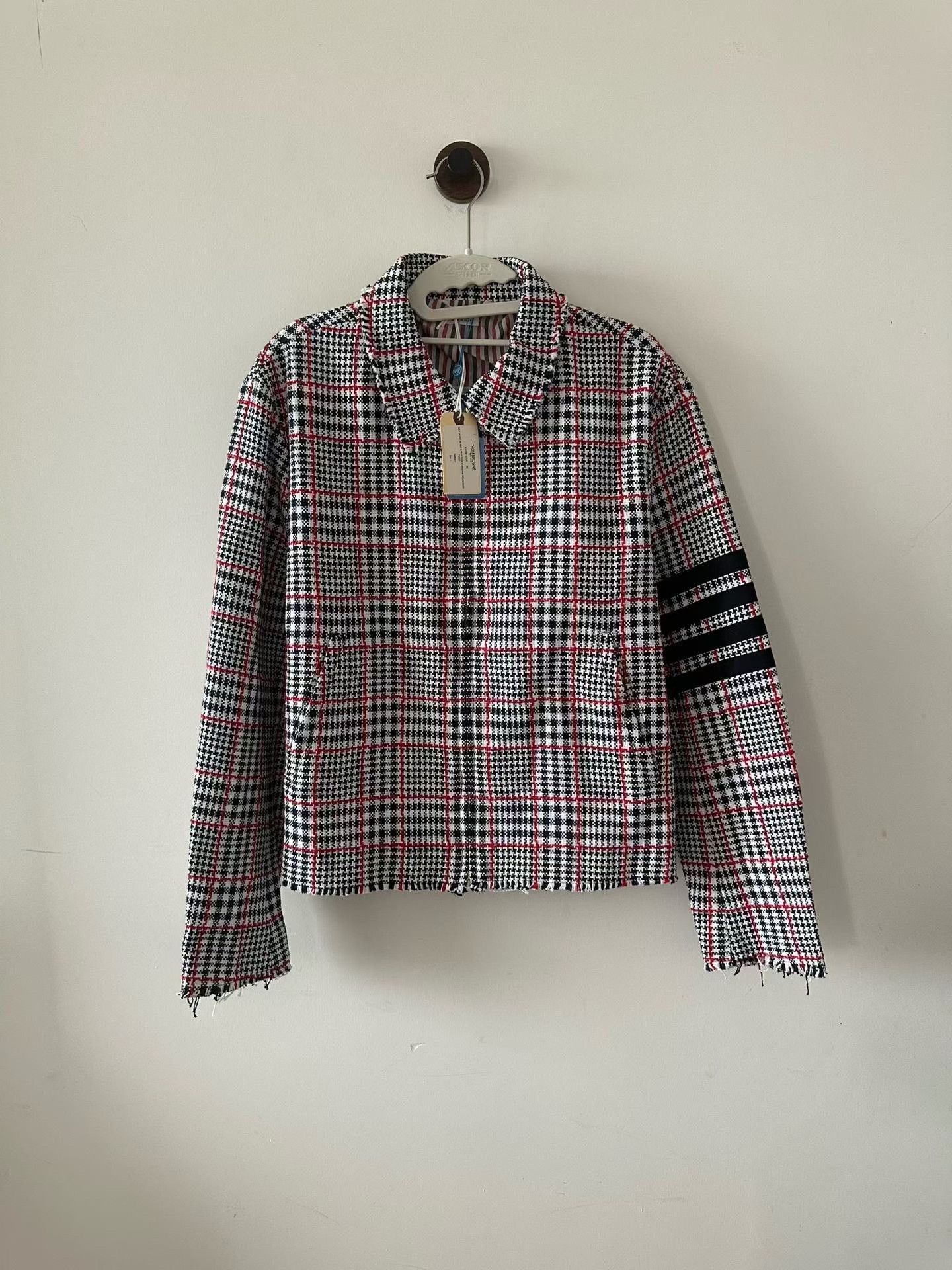 Thom Browne Thom Browne Houndstooth Tassel Jacket Size S / US 4 / IT 40 - 1 Thumbnail
