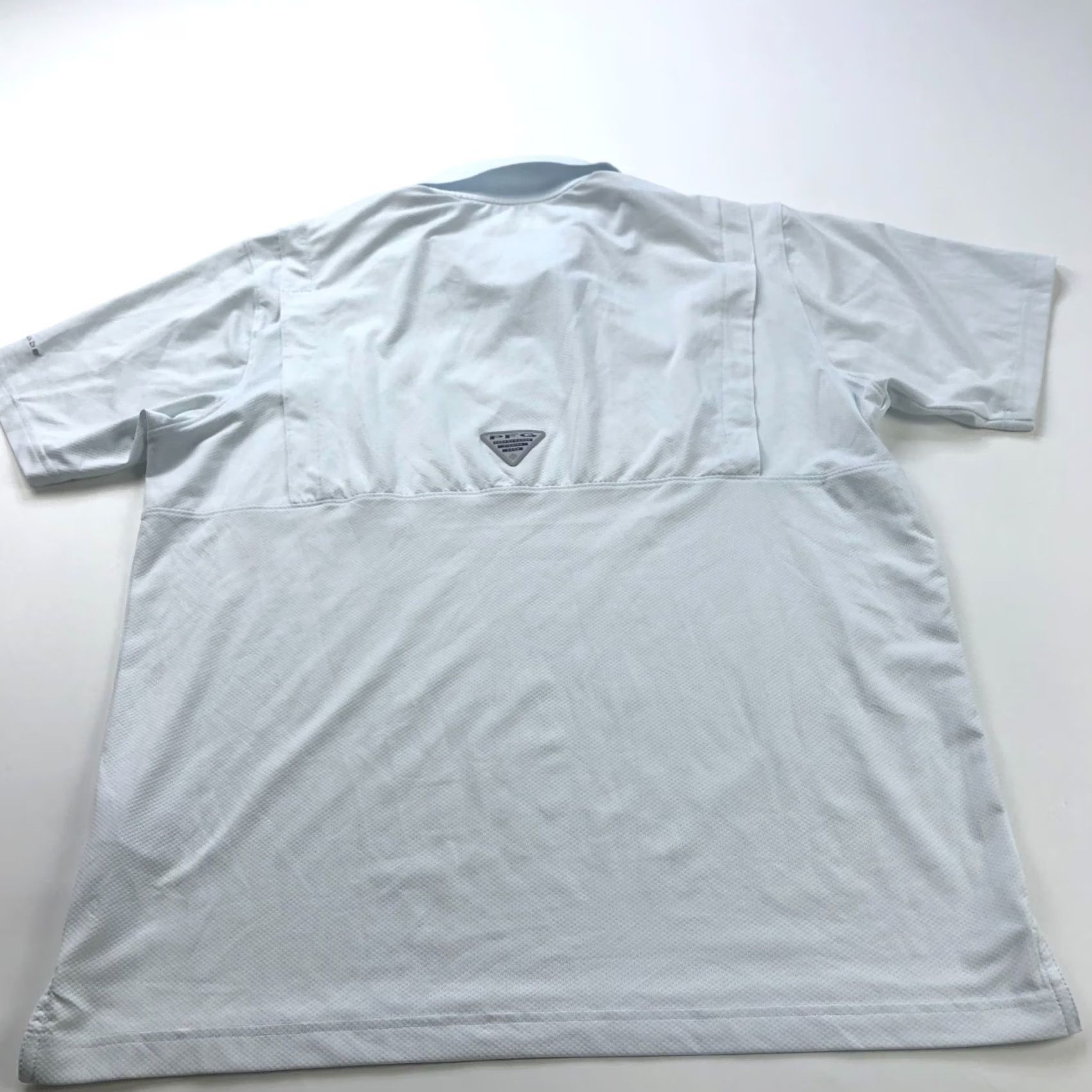 Vintage Columbia PFG Omni Shade LG Vented Short Sleeve Polo Shirt Washington University Size US L / EU 52-54 / 3 - 6 Thumbnail