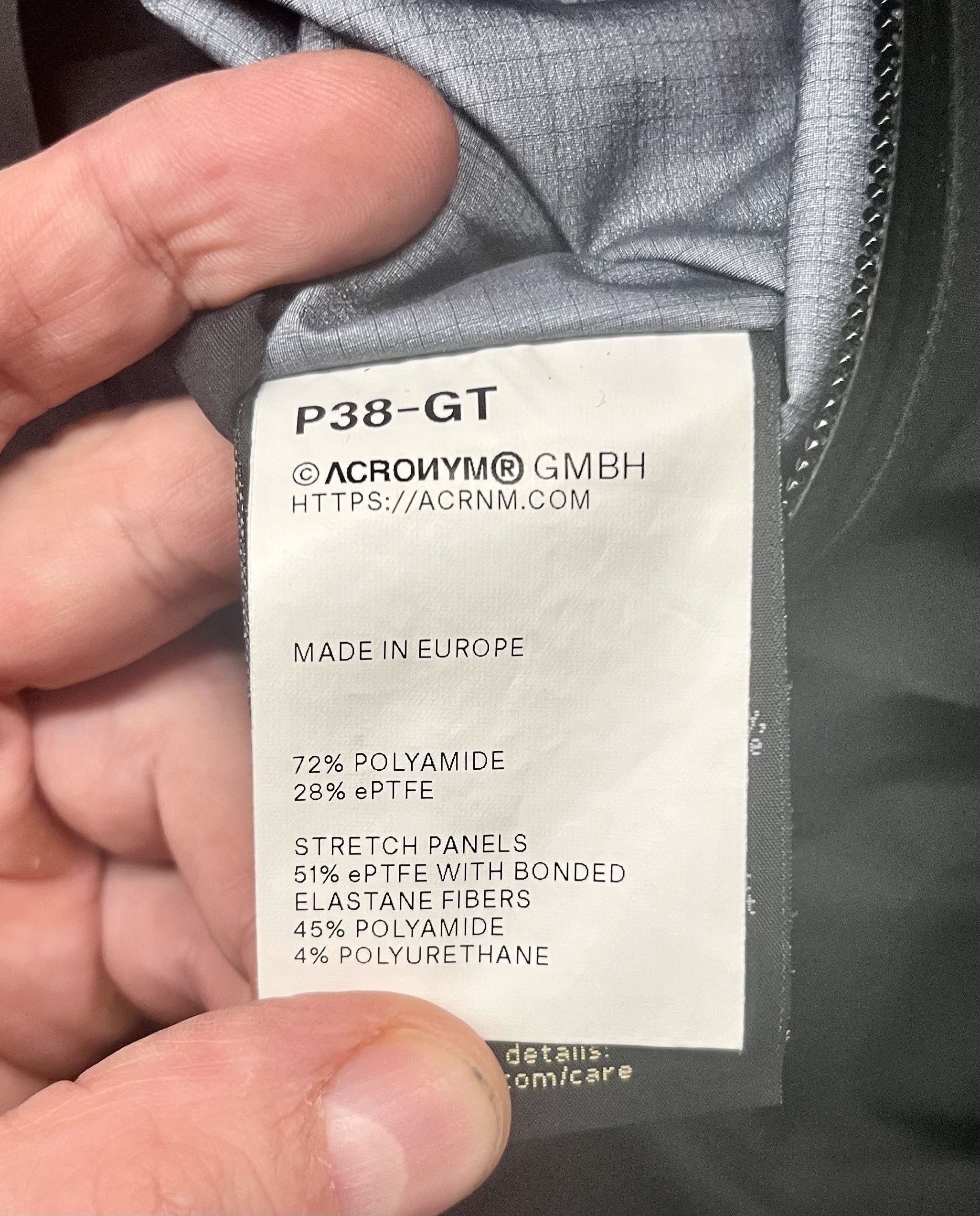 Acronym P38 GT Size US 34 / EU 50 - 7 Thumbnail