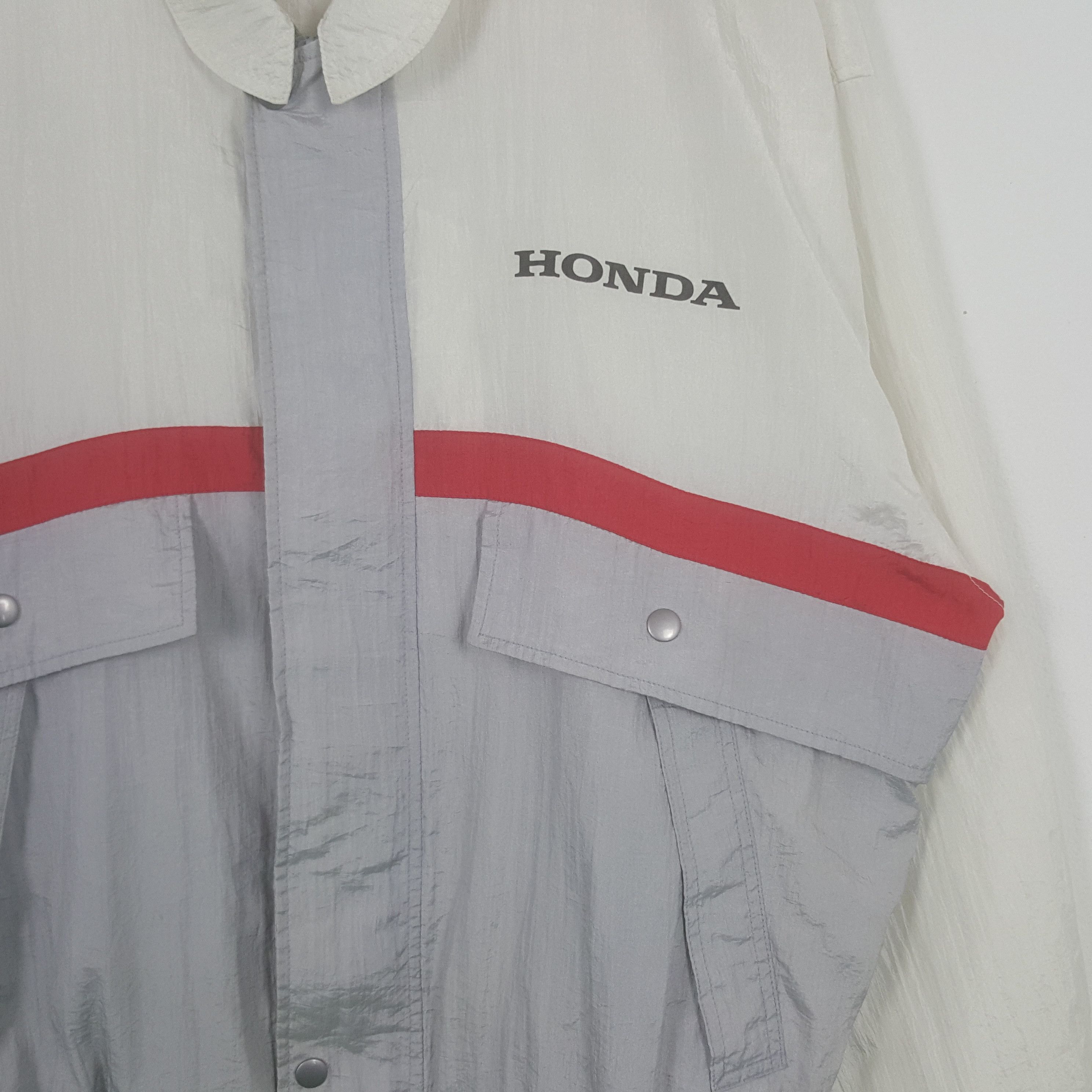 Honda × Vintage Vintage Honda Japanese Racing Team Windbreaker Jacket Size US L / EU 52-54 / 3 - 4 Thumbnail