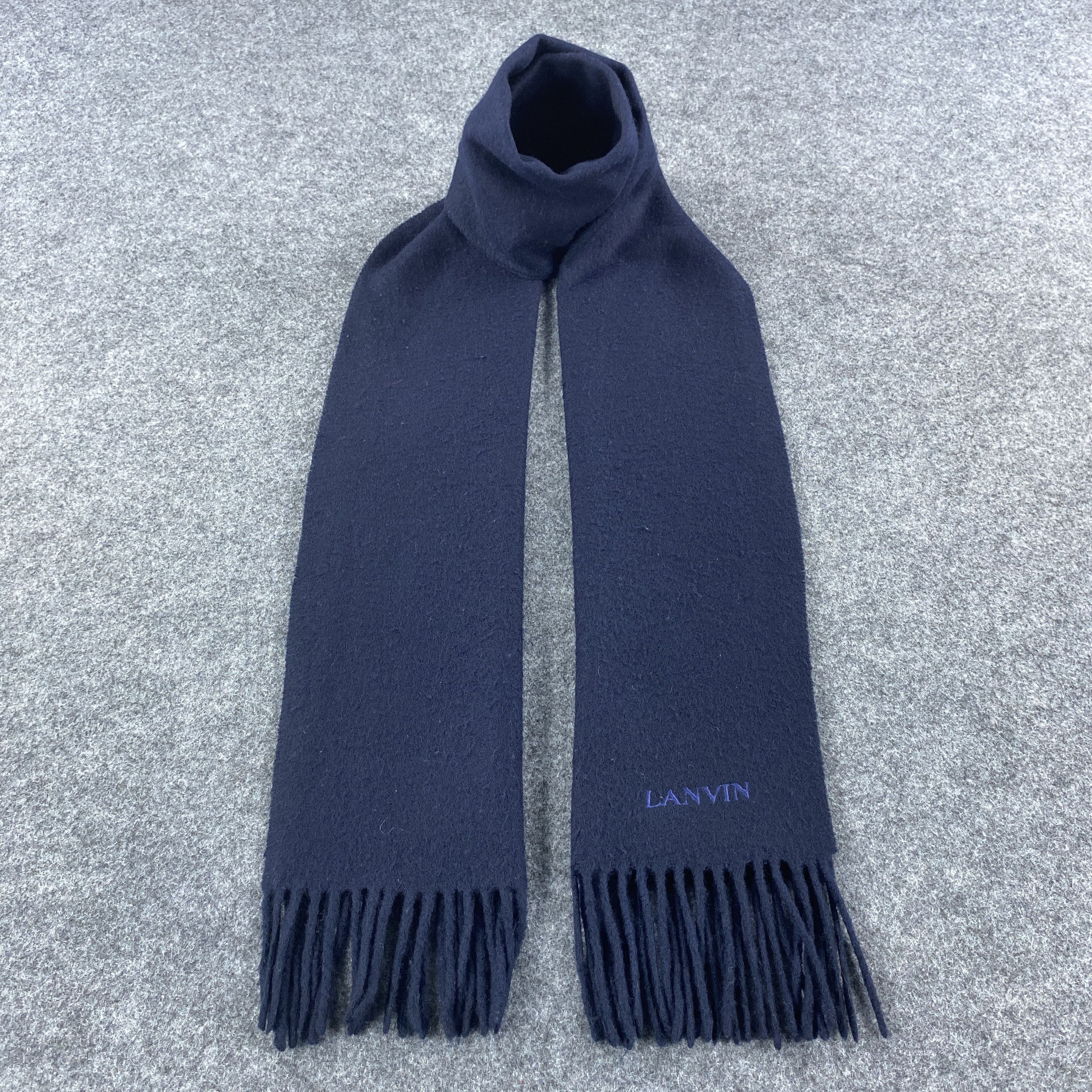Lanvin × Vintage Lanvin Scarf # Muffler # Neckwear # D455 Size ONE SIZE - 1 Thumbnail