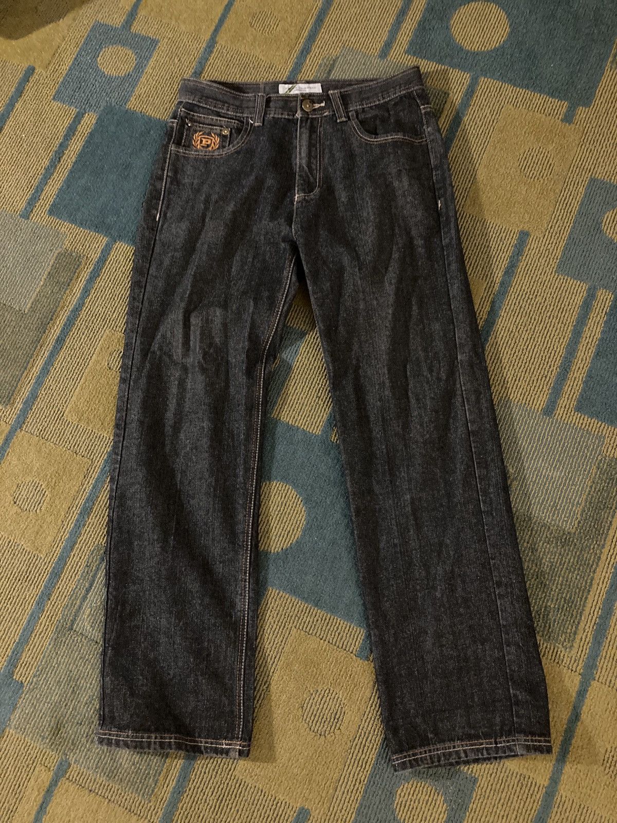 Phat Farm × Vintage VTG Phat Farm Y2K baggy denim 32x34 Size US 32 / EU 48 - 5 Thumbnail