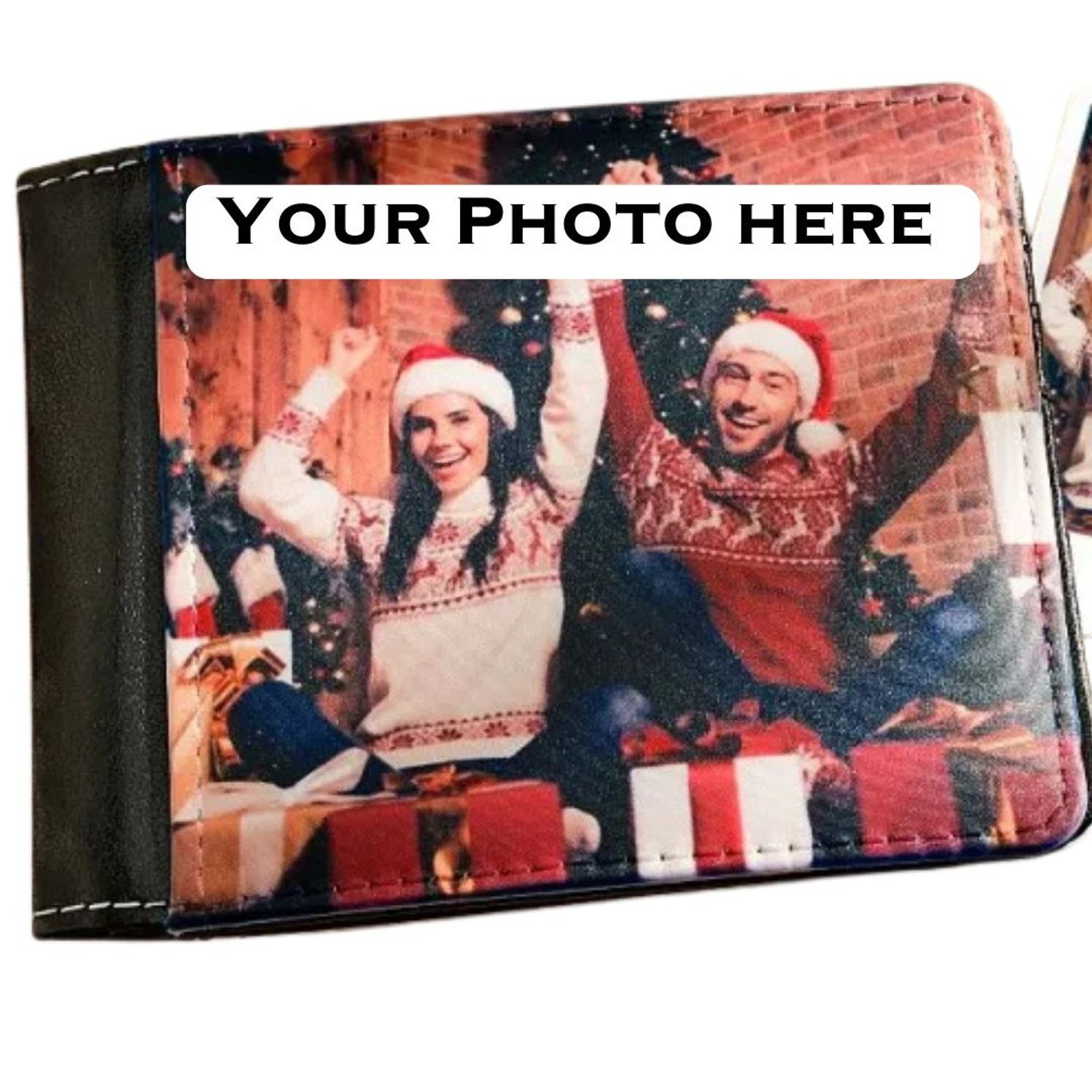 Other Custom Christmas Holiday Family PHOTO Bi-Fold Wallet Gift Size ONE SIZE - 1 Thumbnail