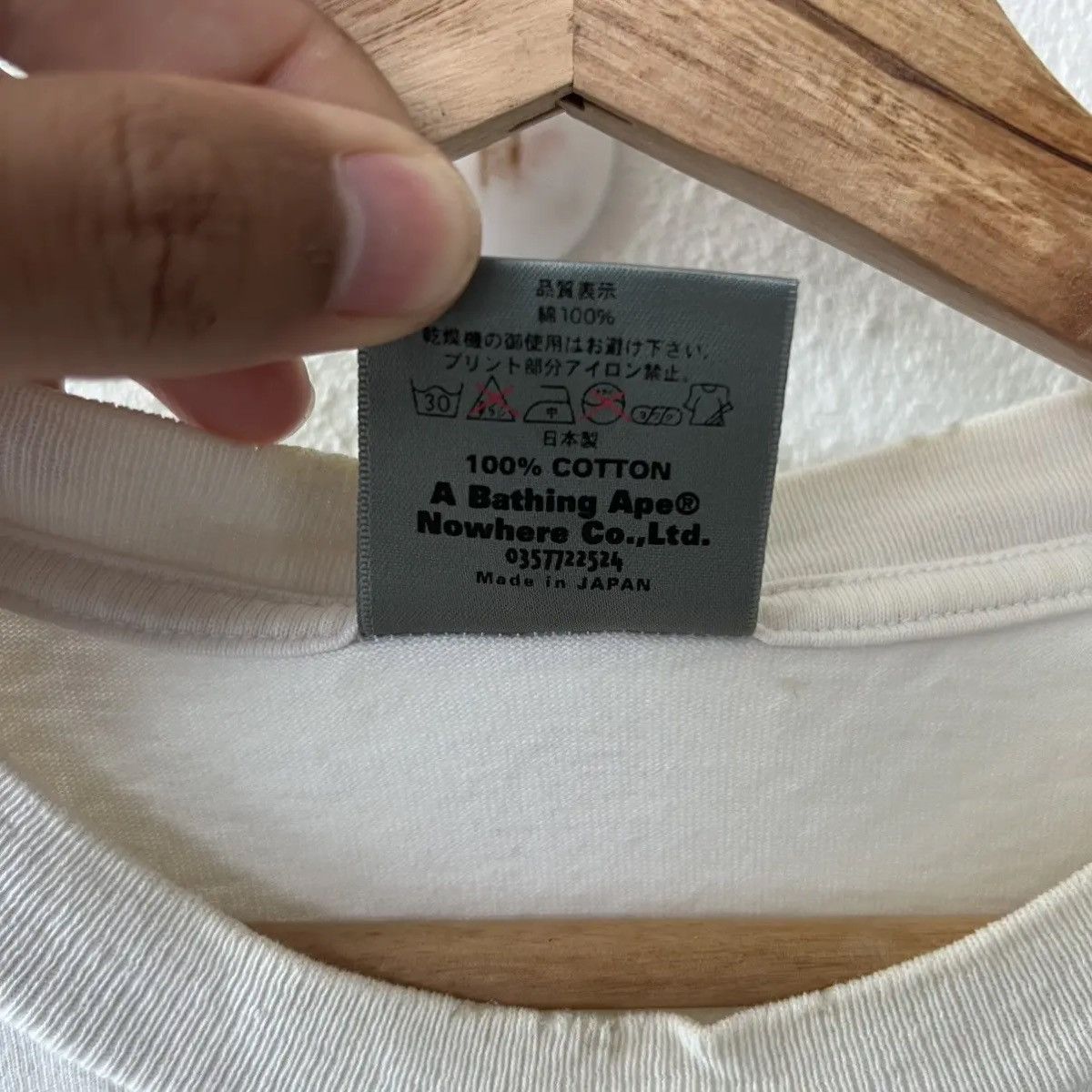 Bape Vintage Y2K Bape Bathing Ape Thrashed Tee Size US M / EU 48-50 / 2 - 10 Thumbnail
